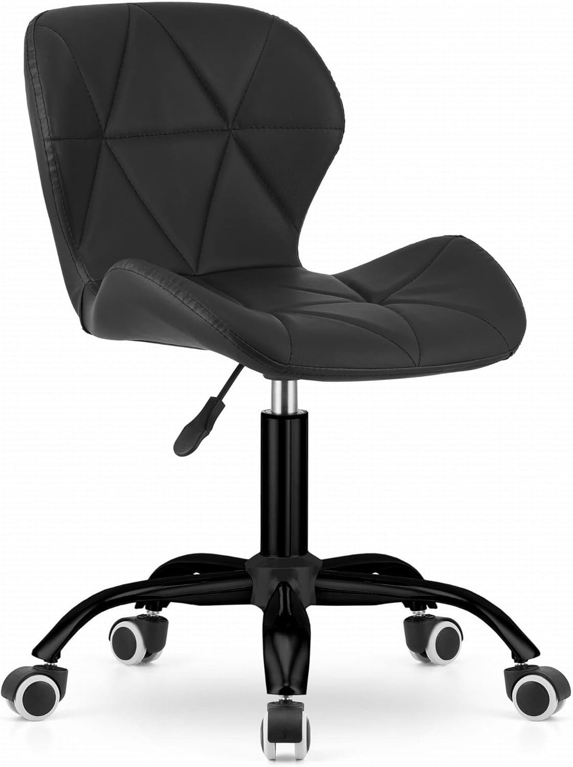 Bürostuhl Drehstuhl Schwarz, ergonomisch, höhenverstellbar, Eco-Leder