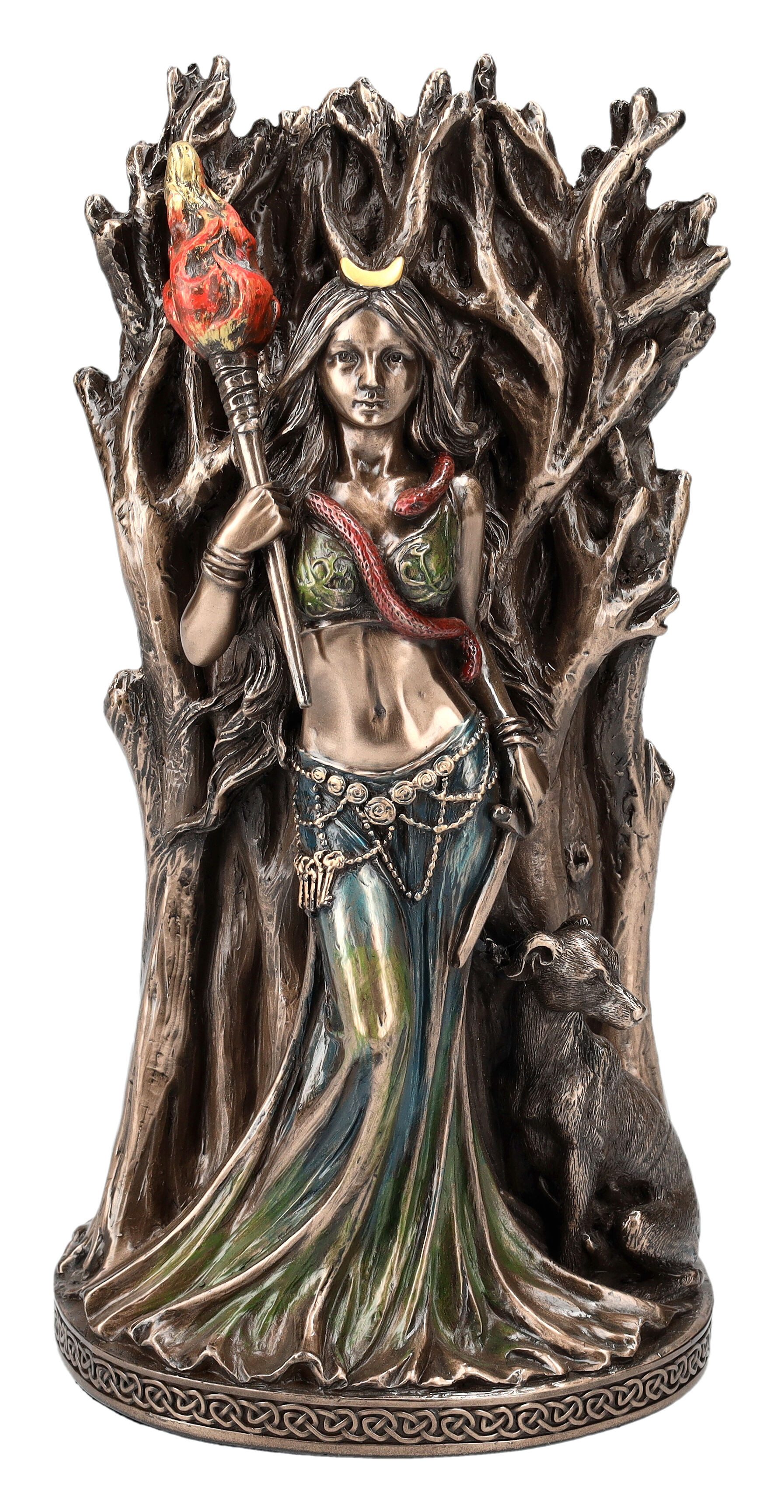 Dekofigur Hekate Figur - Göttin der Magie und Hexerei - Veronese - Dekofigur