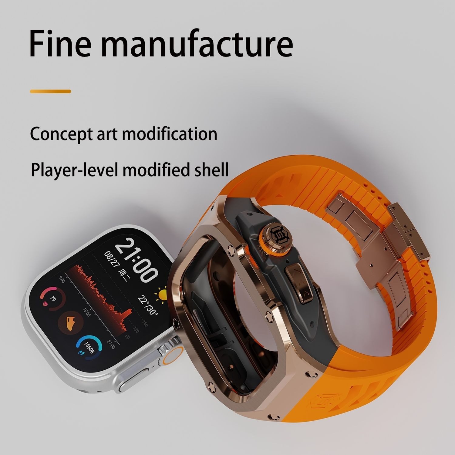 Wigento Smartwatch-Armband Für Apple Watch Ultra günstig online kaufen