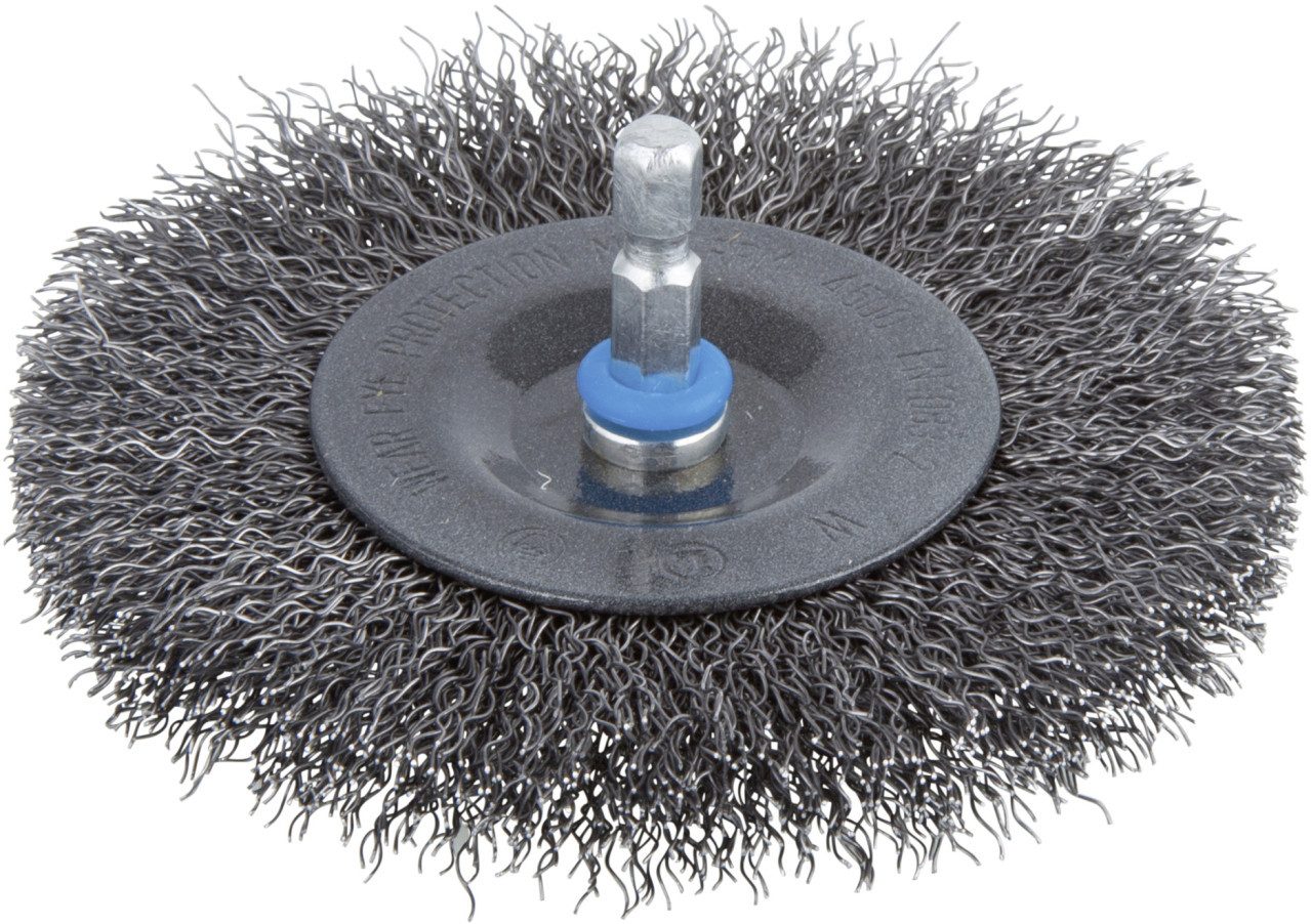 Wolfcraft Drahtbürste Wolfcraft Scheibendrahtbürste Ø 100 x 10 mm Schaft