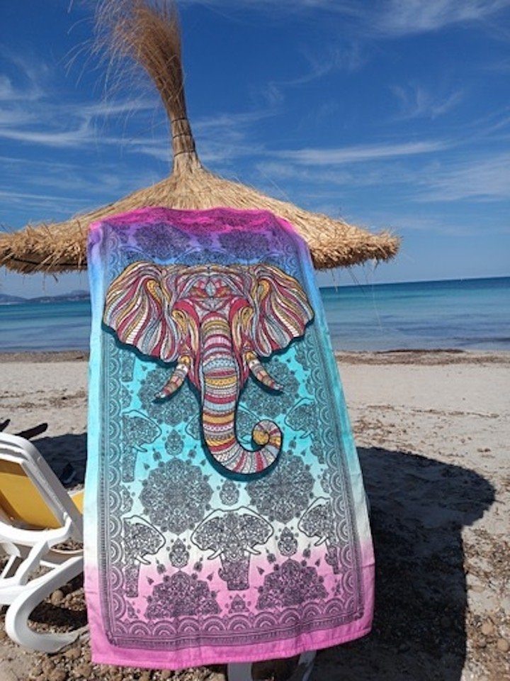 my cocooning Strandtuch Elefant, reine Baumwolle günstig online kaufen