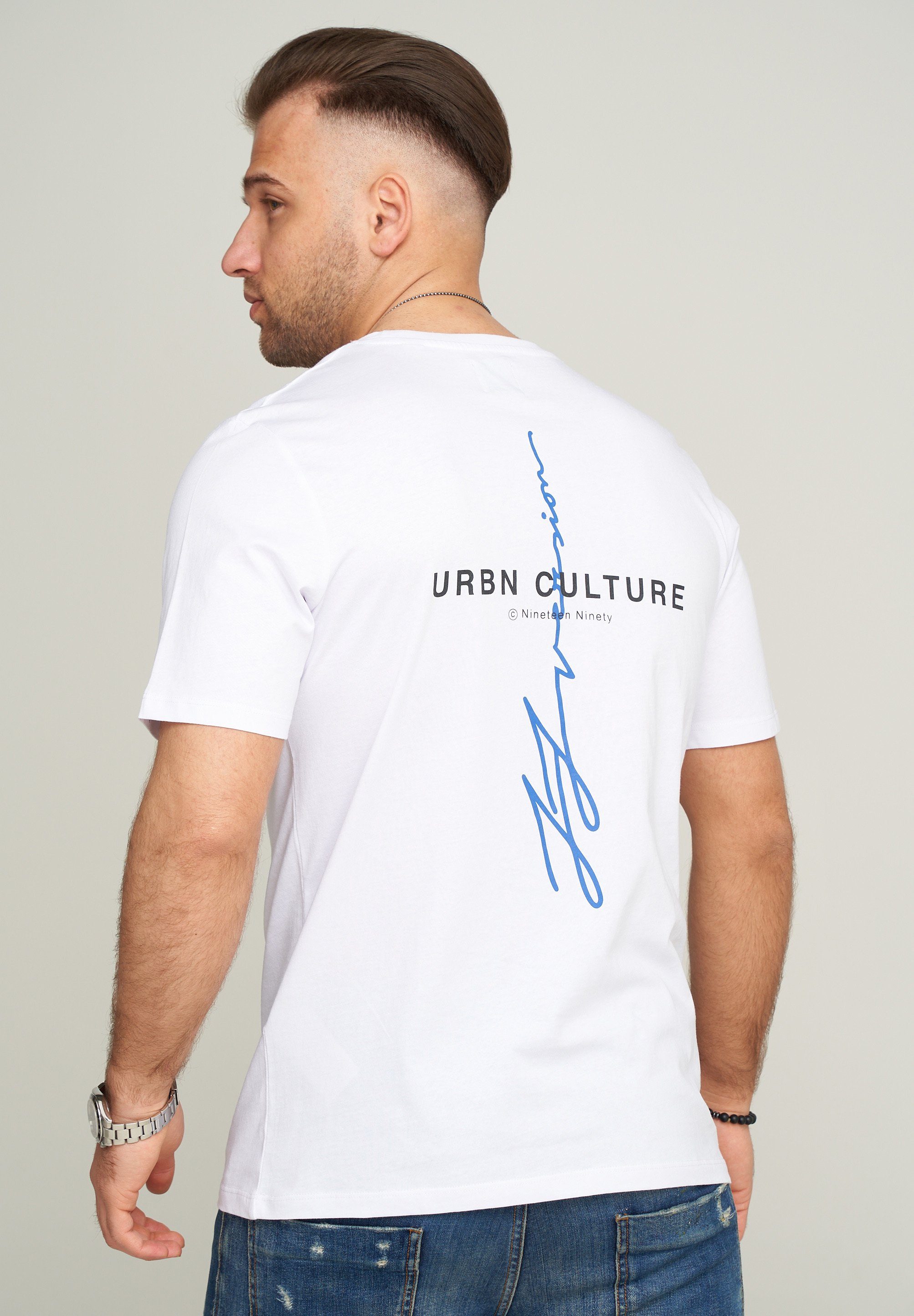 Jack & Jones T-Shirt JCOMETA TEE Herrenshirt aus Baumwoll-Stretch Basic Kur günstig online kaufen