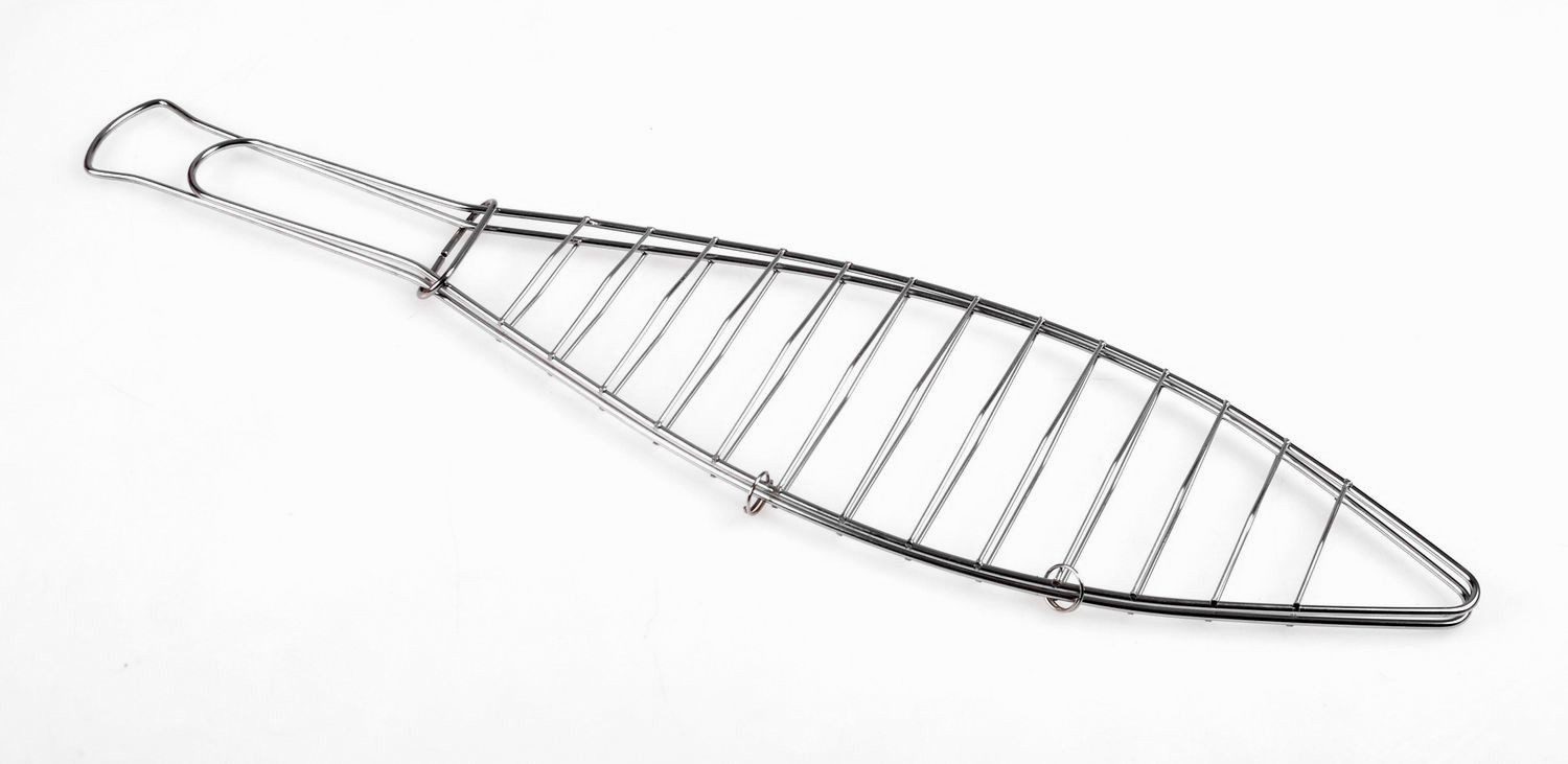 Grillzange Edelstahl Fischbräter Grill-Fischklammer Grillklammer Fischzange Grill
