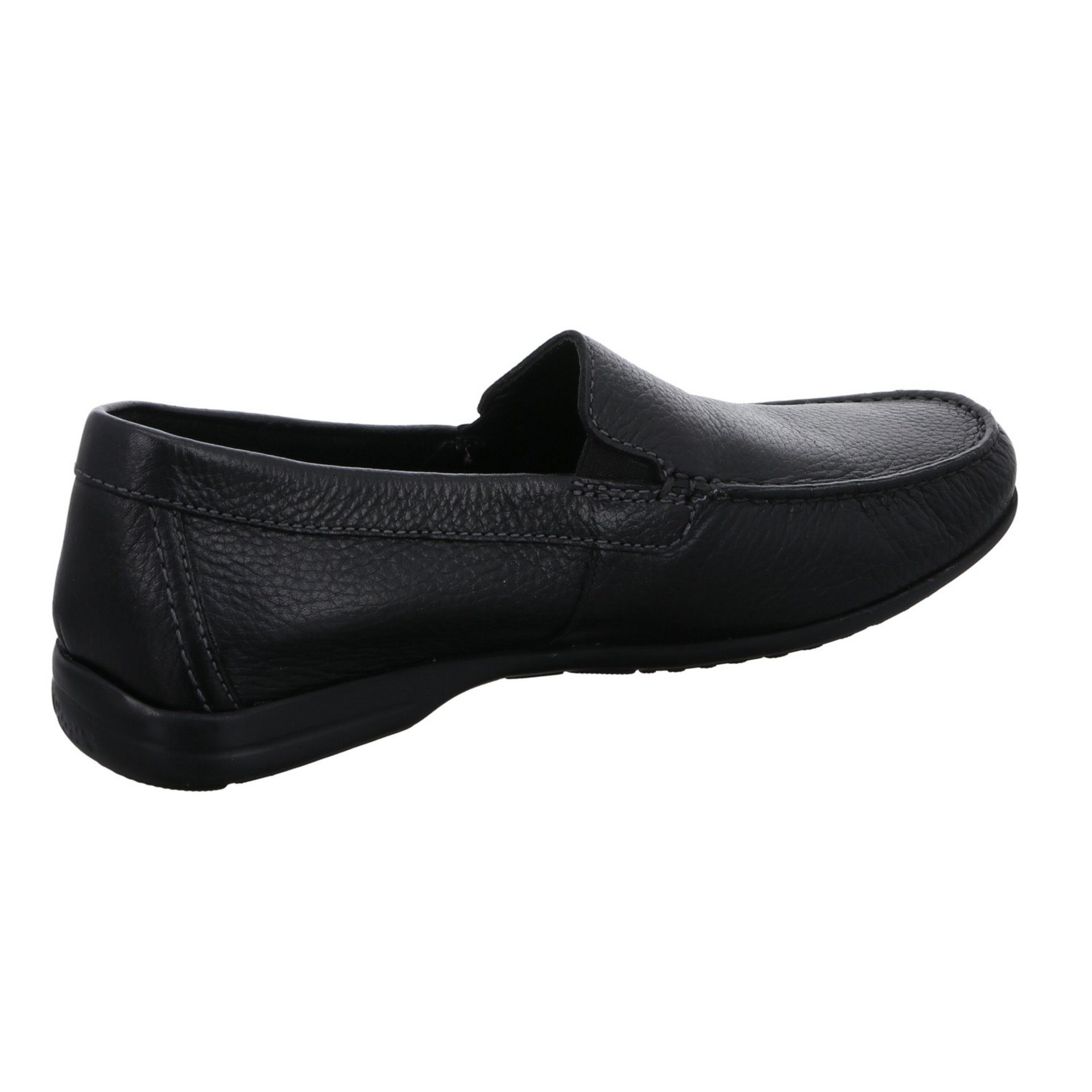 SIOUX Gilles Glattleder schwarz Mokassin Schuhe Slipper dunkel Herren Mokassins