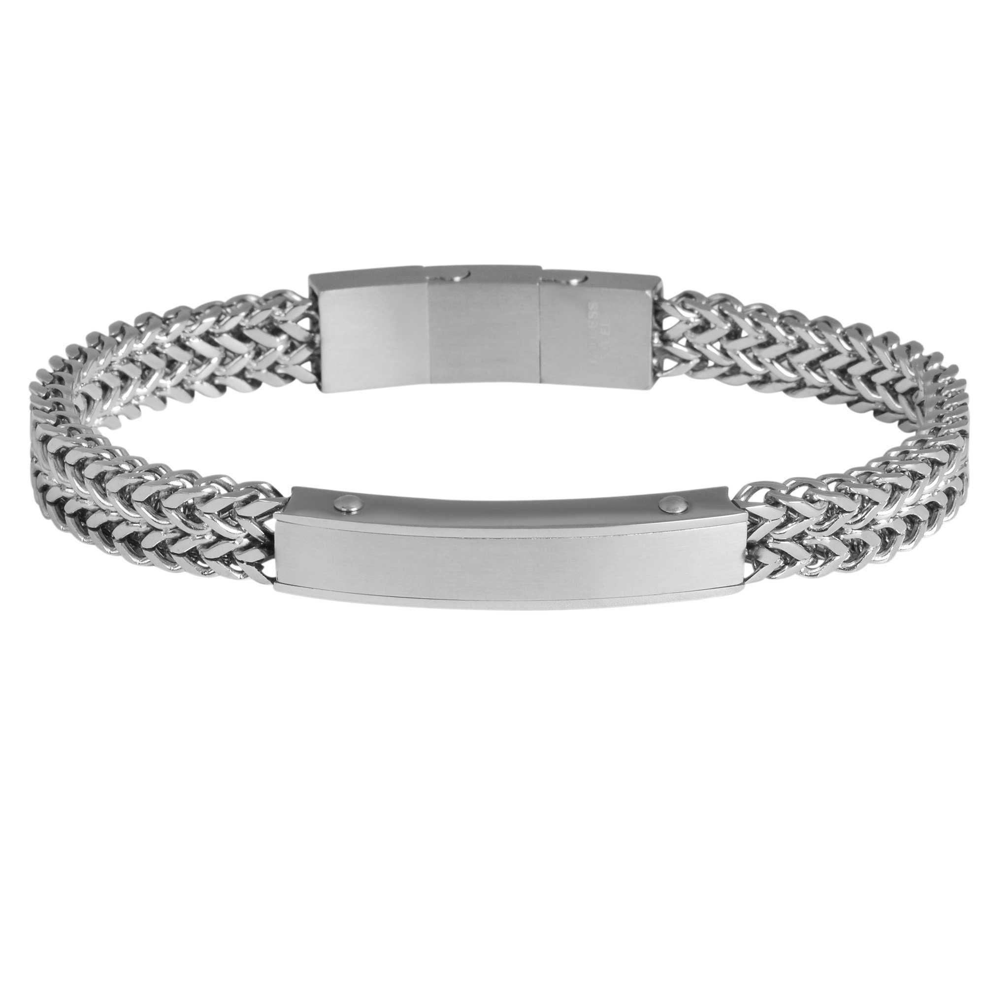 Adelia´s Edelstahlarmband Armband aus Edelstahl 21,5 cm | Edelstahlarmbänder