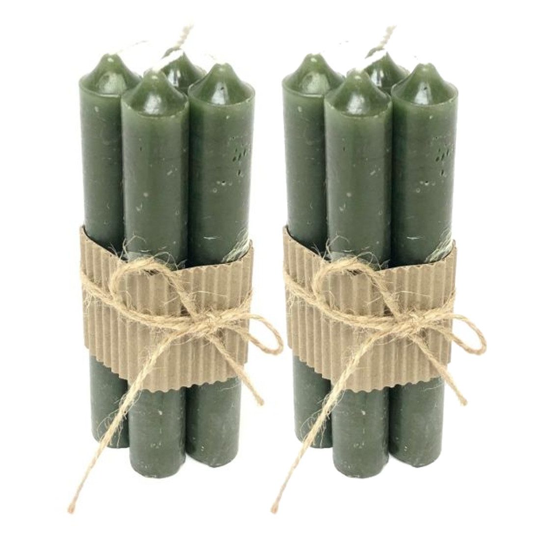 Macosa Home Tafelkerze Grün 8er Set günstig online kaufen