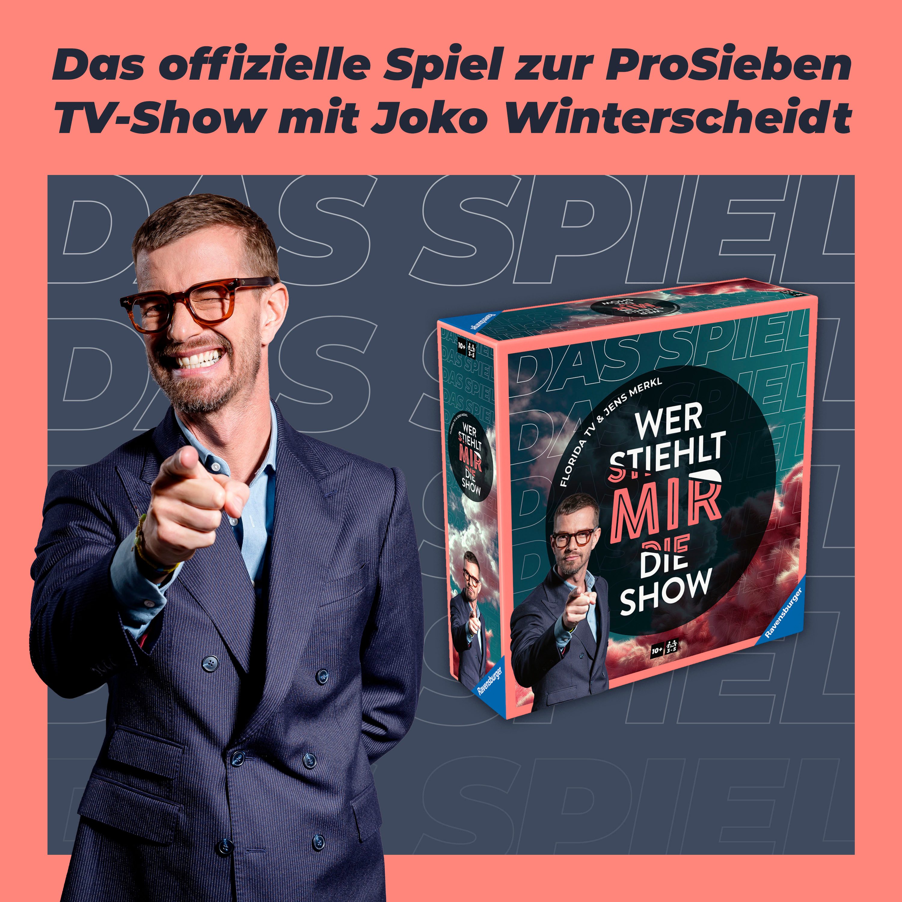 Ravensburger Spiel Wer stiehlt mir die Show?, Gesellschaftsspiel, Made in Europe