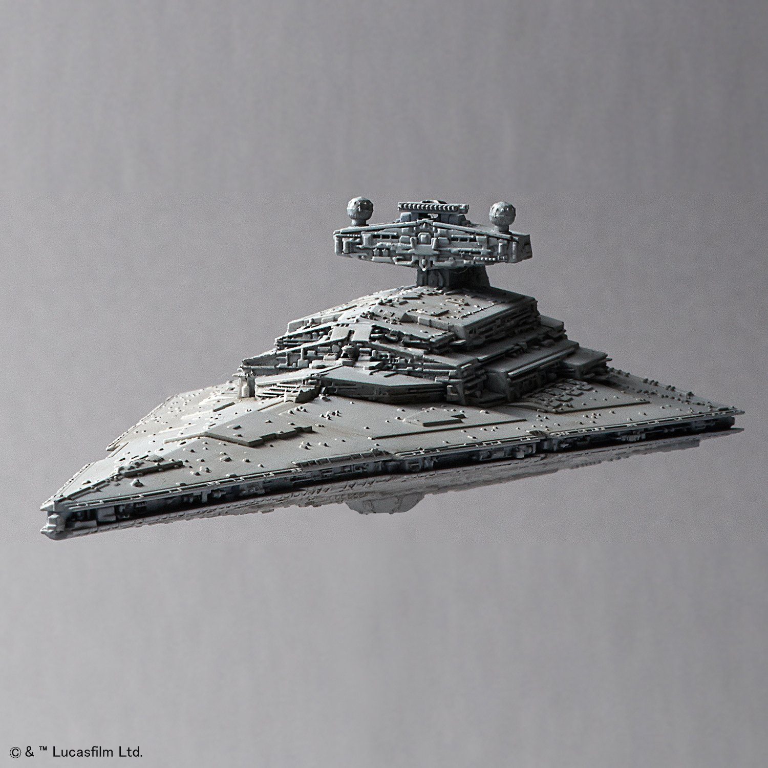 Bandai Modellbausatz Star Wars - Death Star+Star Destroyer, Maßstab 1:2700000 und 1:14500