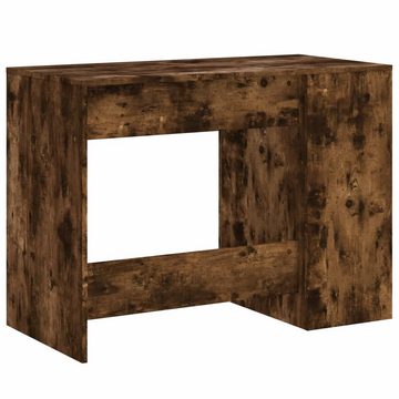 vidaXL Schreibtisch Schreibtisch Räuchereiche 102x50x75 cm Holzwerkstoff