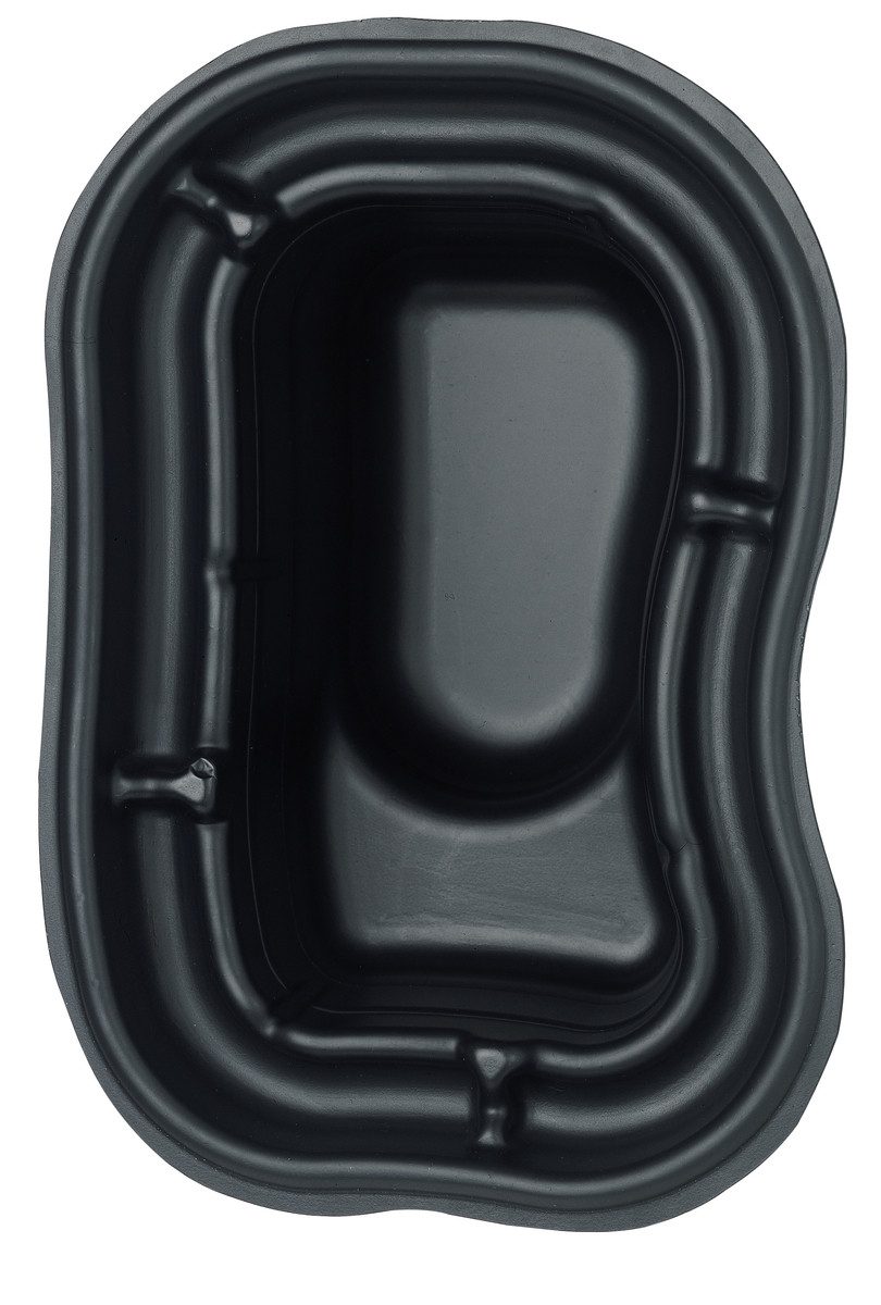 Wacredo Fertigteich Teichschale PE 250, BxLxH: 92x135x54 cm, 250 l, Fertigbecken, Teichbecken, Kunststoffbecken