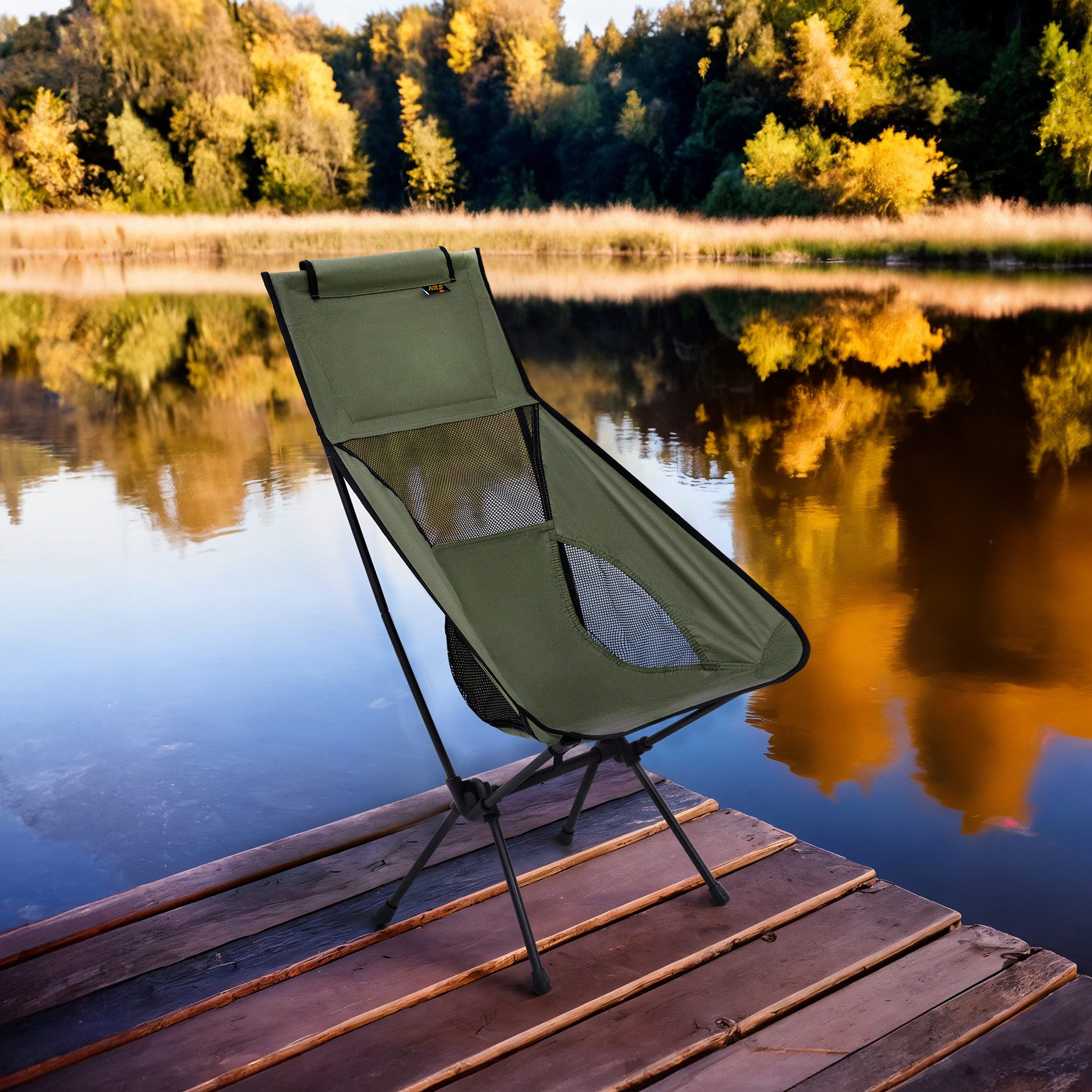 NILS CAMP Campingstuhl Ultraleichter Outdoorstuhl Faltstuhl günstig online kaufen