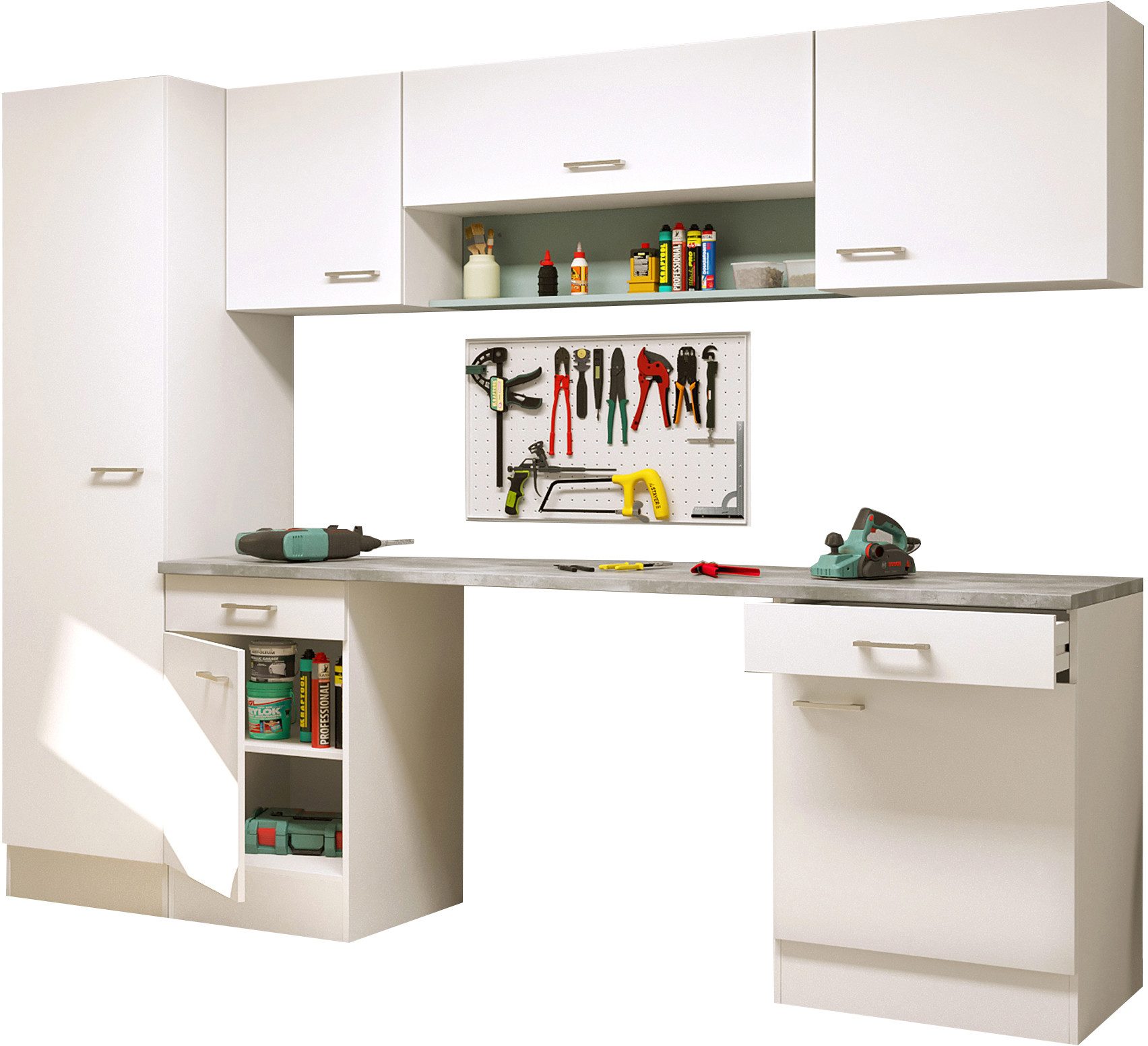 Flex-Well Schrank-Set L-260-2101-000-Lucca, (Komplett-Set), Gesamtbreite 260 cm