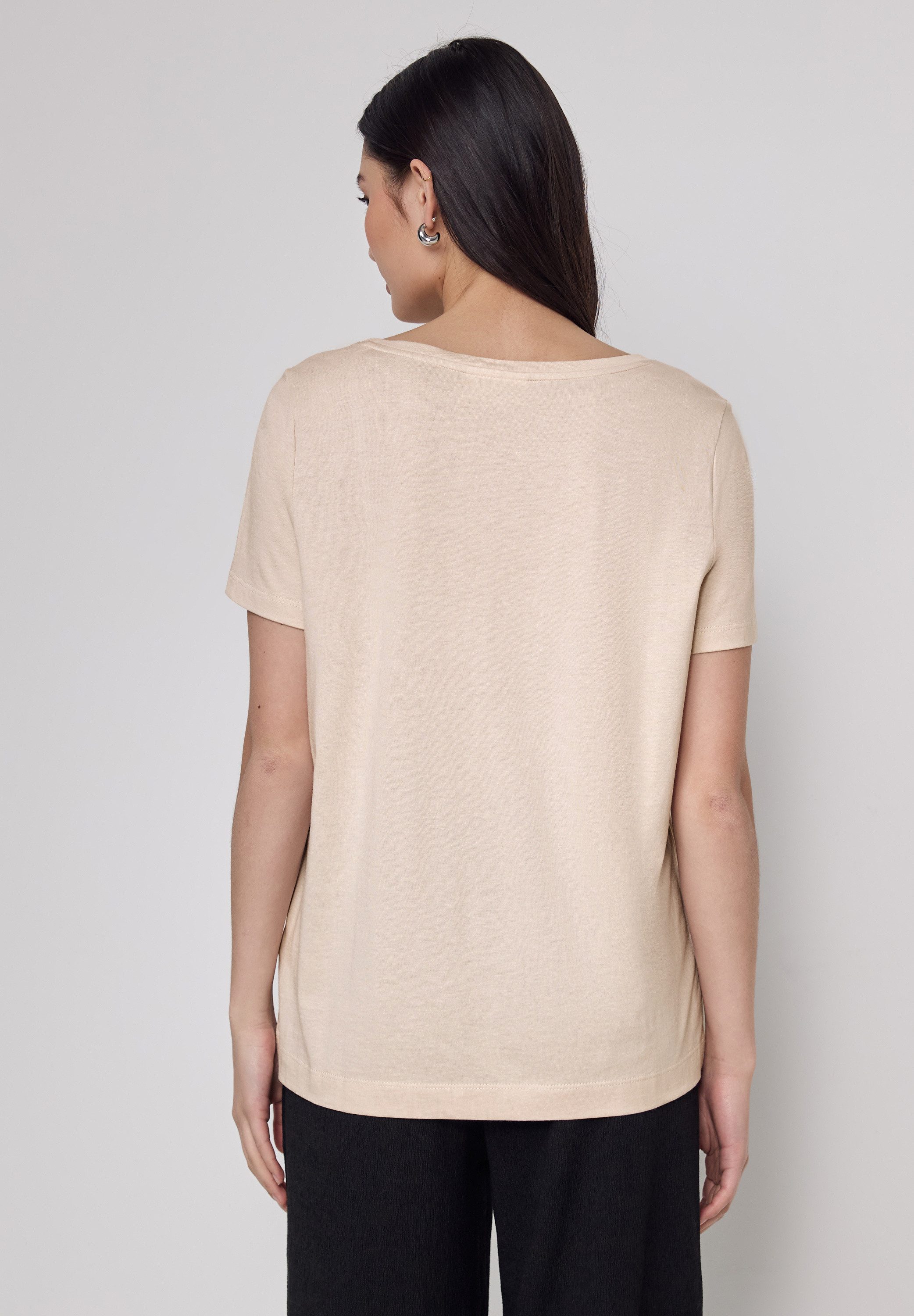 STREET ONE STUDIO T-Shirt, im soften Baumwoll-Mix günstig online kaufen