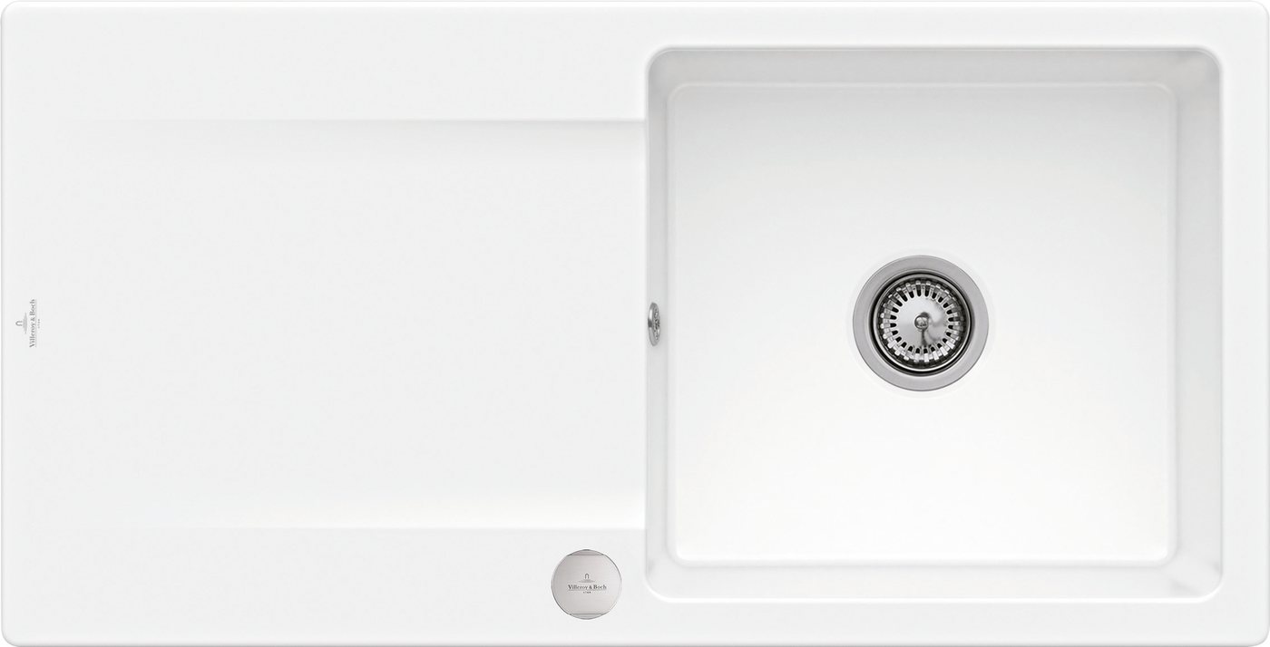 Thumbnail - Villeroy & Boch Einbauspüle Keramikspüle 33362FR1, Siluet 60 flat