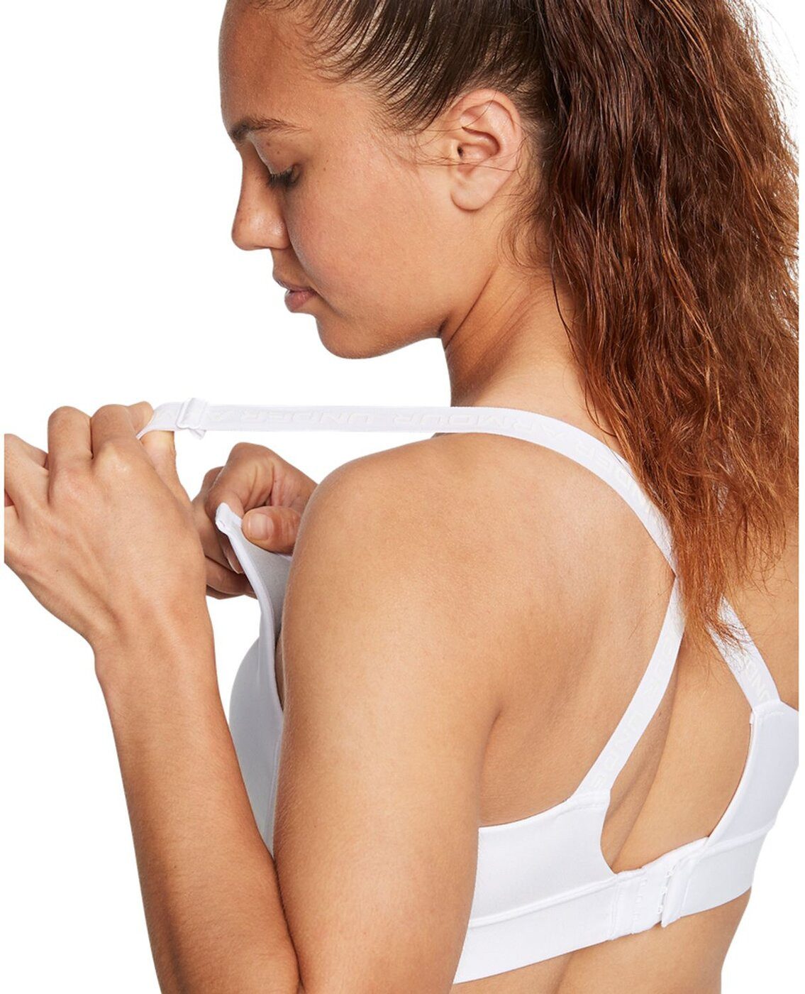 Under Armour® Sport-BH UA INFINITY MID 2.0 BRA WHITE – Bild 5 von 5