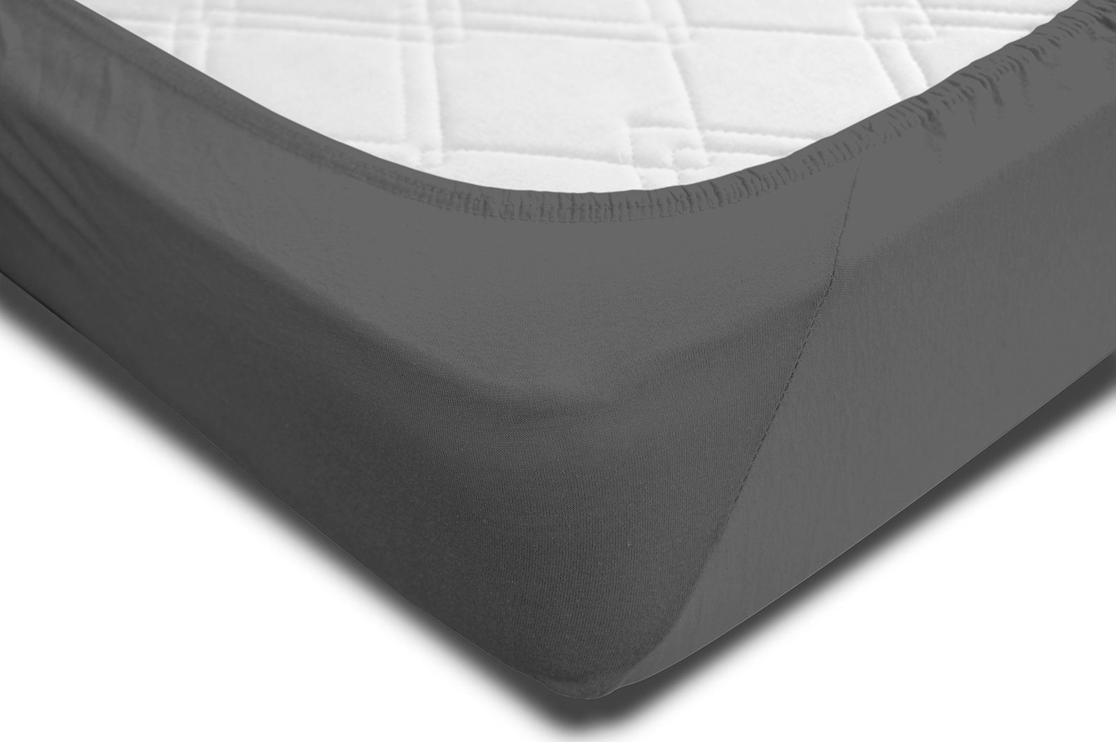 One Home Spannbettlaken, Jersey-Elasthan, Gummizug: rundum, (1 Stück), für günstig online kaufen