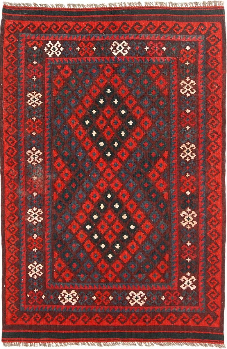 Orientteppich 100x148 Kelim Höhe: 3 Antik Afghan Nain mm Trading, rechteckig, Orientteppich, Handgewebter