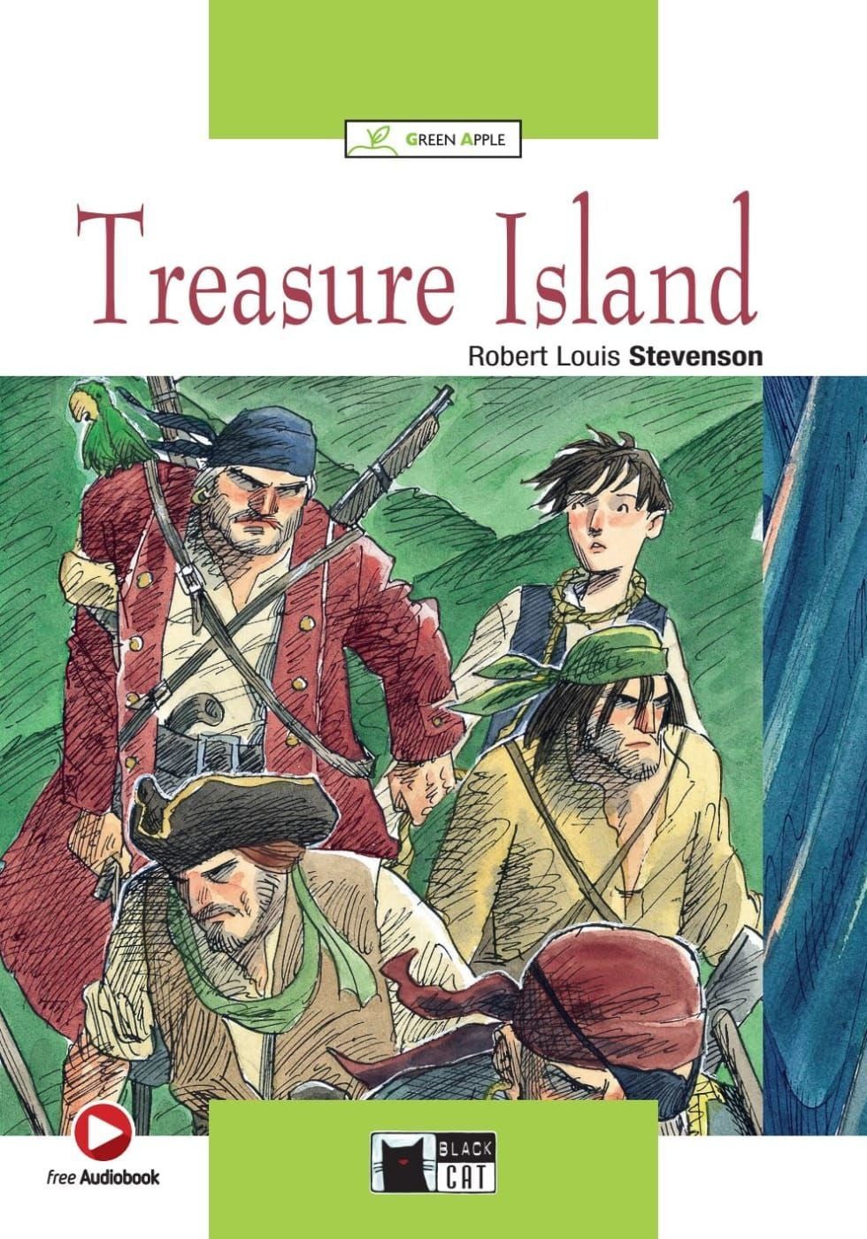Treasure Island / Robert Louis Stevenson, Englische Lektüre für das 4. und 5. Lernjahr. Lektüre mit Audio-CD  