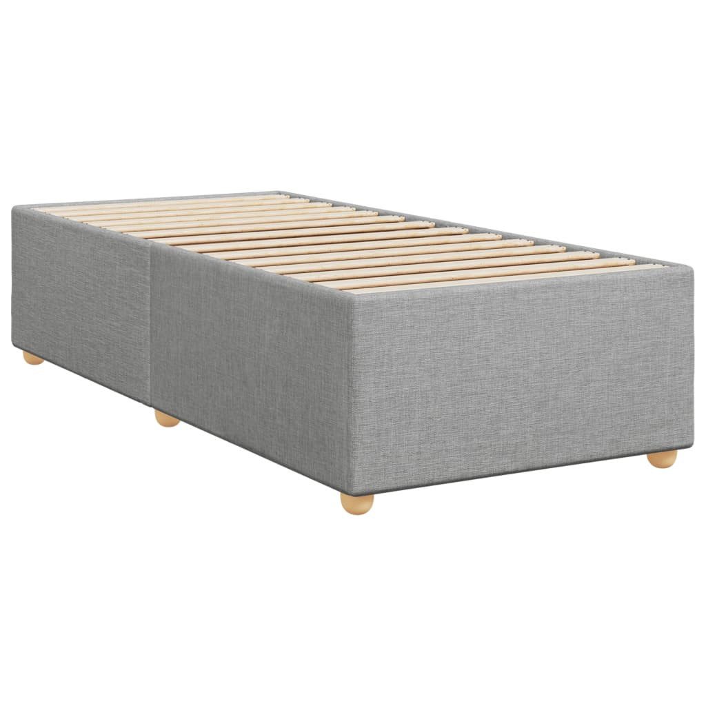 vidaXL Bett Bettgestell ohne Matratze Hellgrau günstig online kaufen