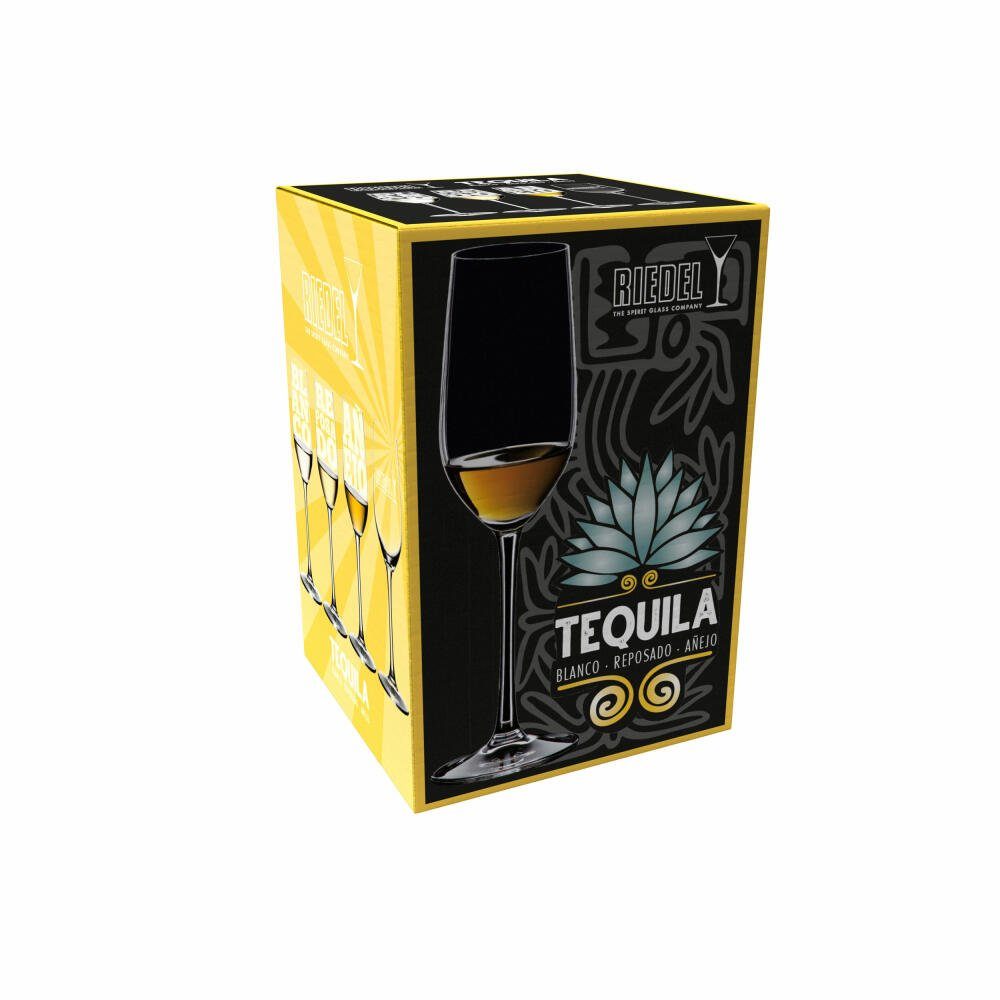 RIEDEL THE WINE GLASS COMPANY Schnapsglas Tequila 4er Set 190 ml, Kristallglas