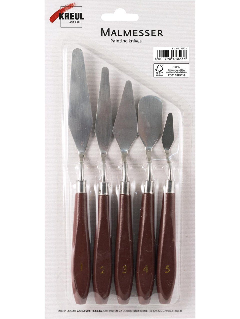 Kreul Malerspachtel Kreul Solo Goya Malmesser Set mit Metallklingen günstig online kaufen