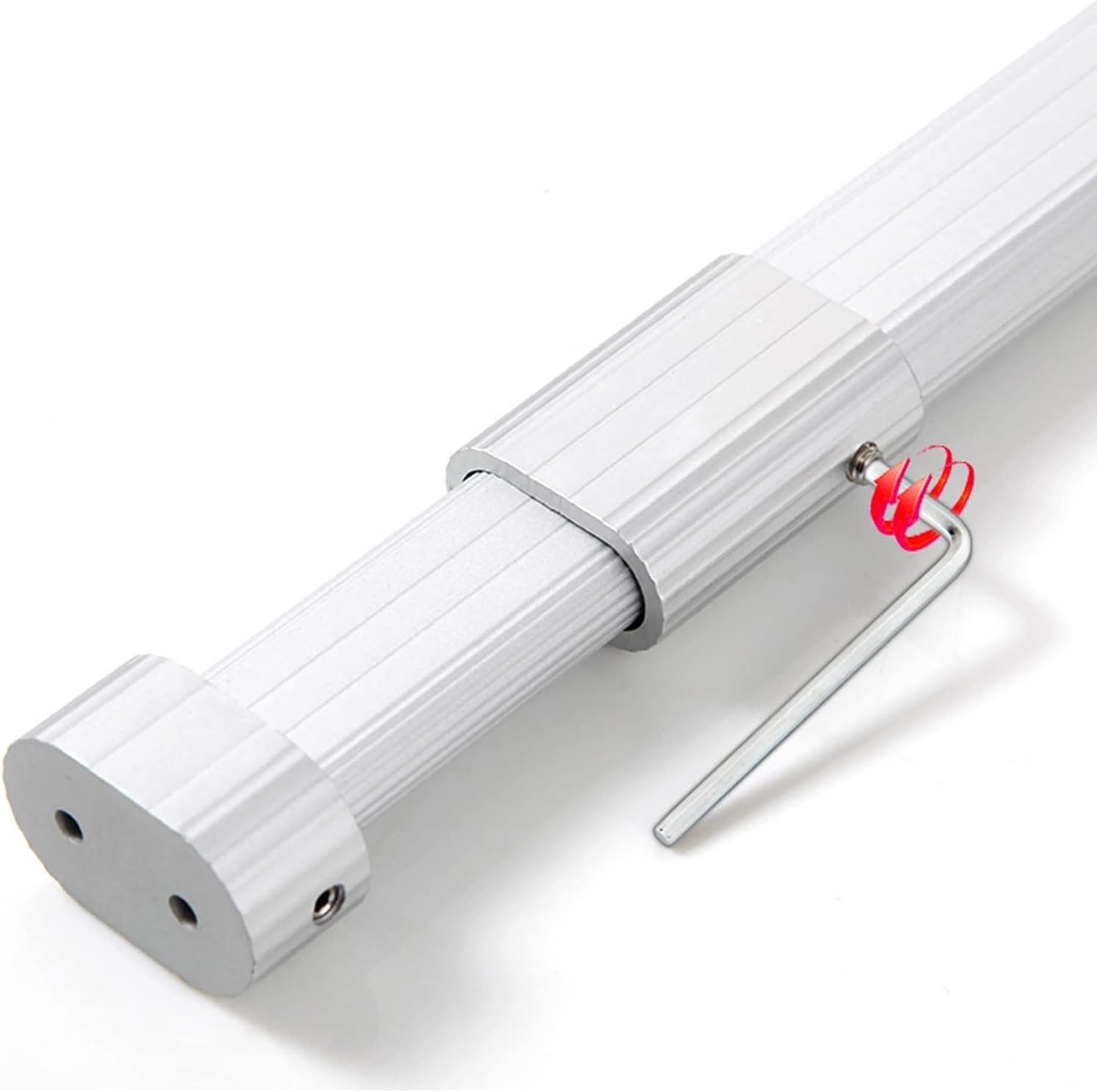 UE Stock Garderobenstange Aluminium Kleiderschrankrohr Garderobenstange günstig online kaufen