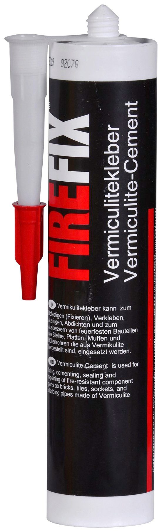 Firefix Klebstoff Schamottekleber, 310 ml Kartusche