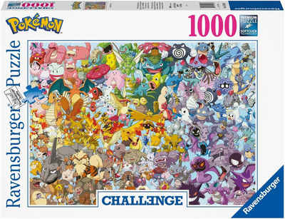 Ravensburger Puzzle Challenge, Pokémon, 1000 Puzzleteile, Made in Germany, FSC® - schützt Wald - weltweit