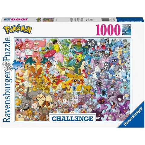 Ravensburger Puzzle Challenge, Pokémon, 1000 Puzzleteile, Made in Germany, FSC® - schützt Wald - weltweit