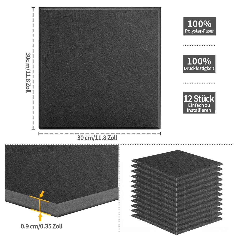 PFCTART Schallschutzpaneel Verschiedene akustische Absorptionsplatten aus günstig online kaufen