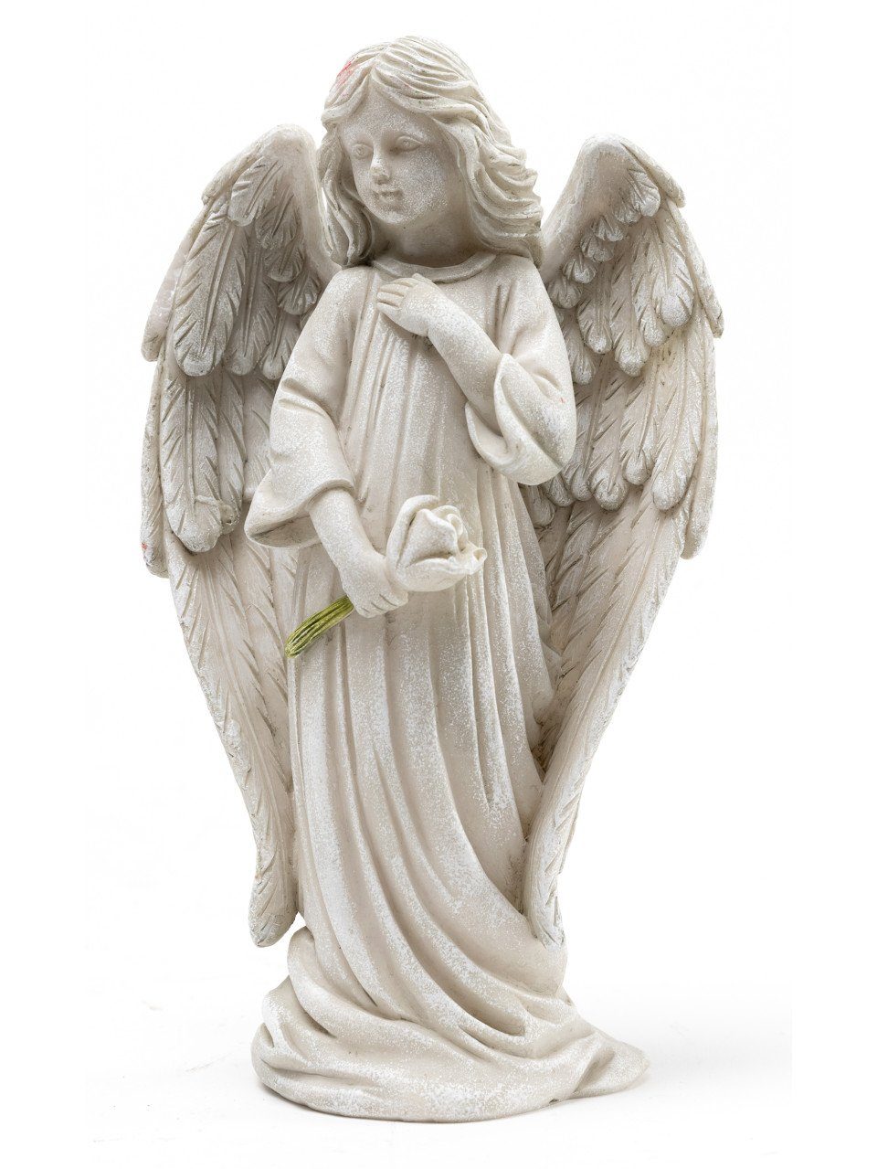 Trend Line Engelfigur TrendLine Figur Engel 20 cm grau