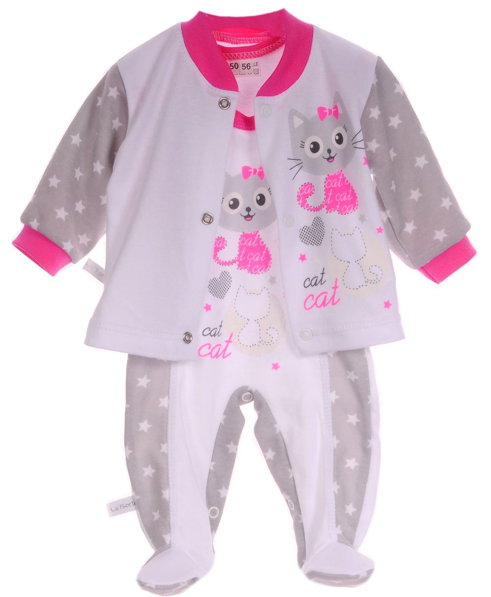 Hello Kitty Babyanzug Samtanzug Strampler in rosa für Babys 