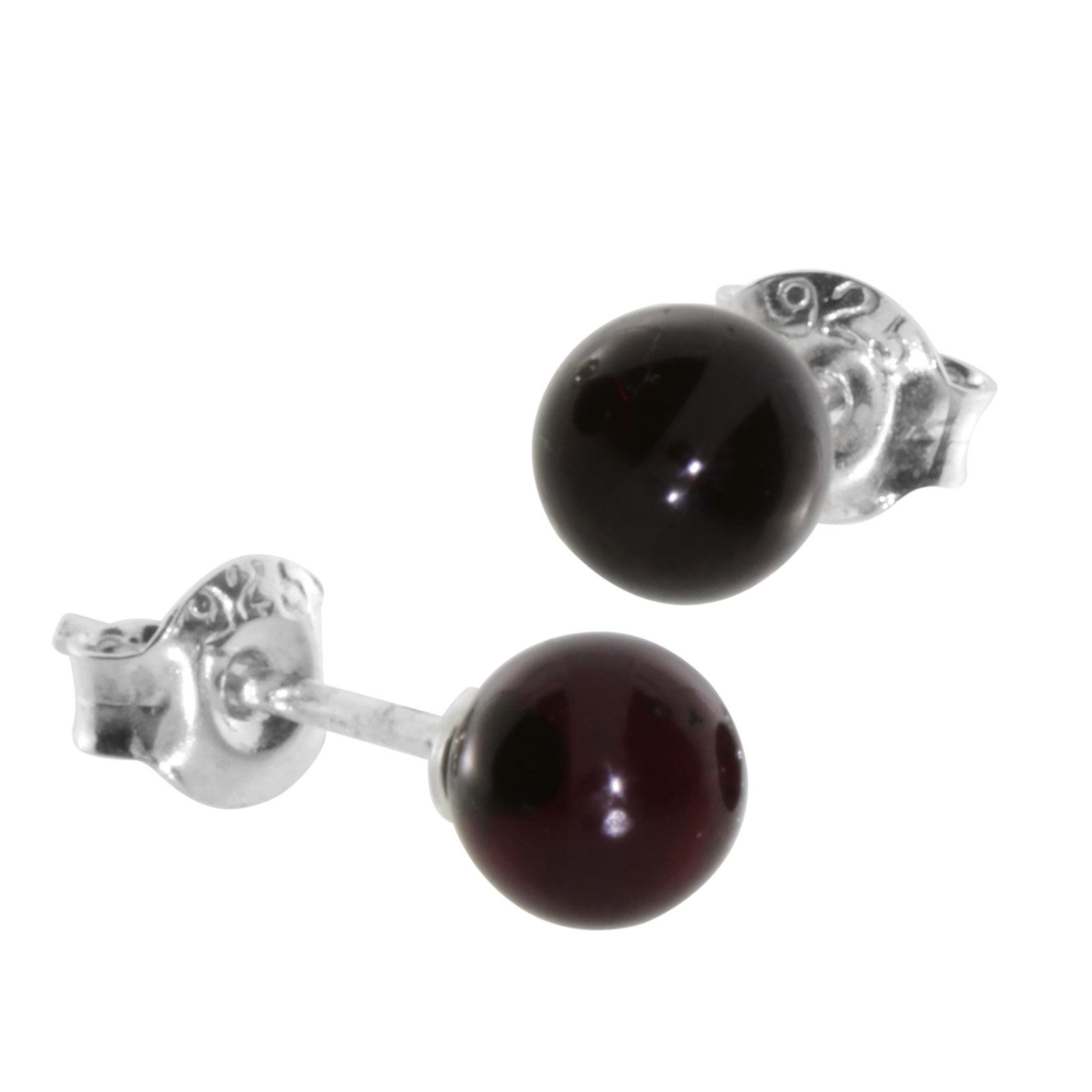 OSTSEE-SCHMUCK Paar Ohrstecker Ostsee-Schmuck Ohrstecker Klassisch 6 mm (2- günstig online kaufen