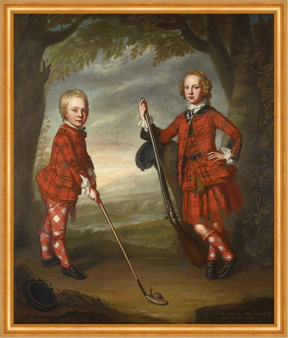 Kunstdruck Sir James Macdonald and Sir Alexander Macdonald Mosman B A2 03524 Gera