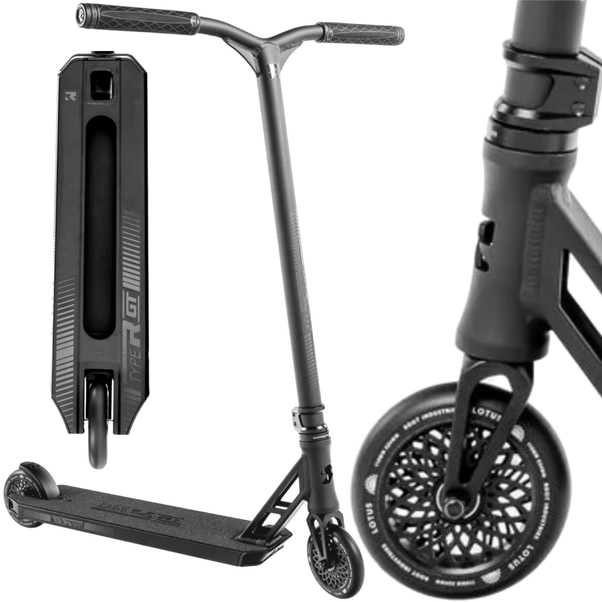 Stuntscooter Root Industries Type R GT Stunt-Scooter H=85cm Schwarz