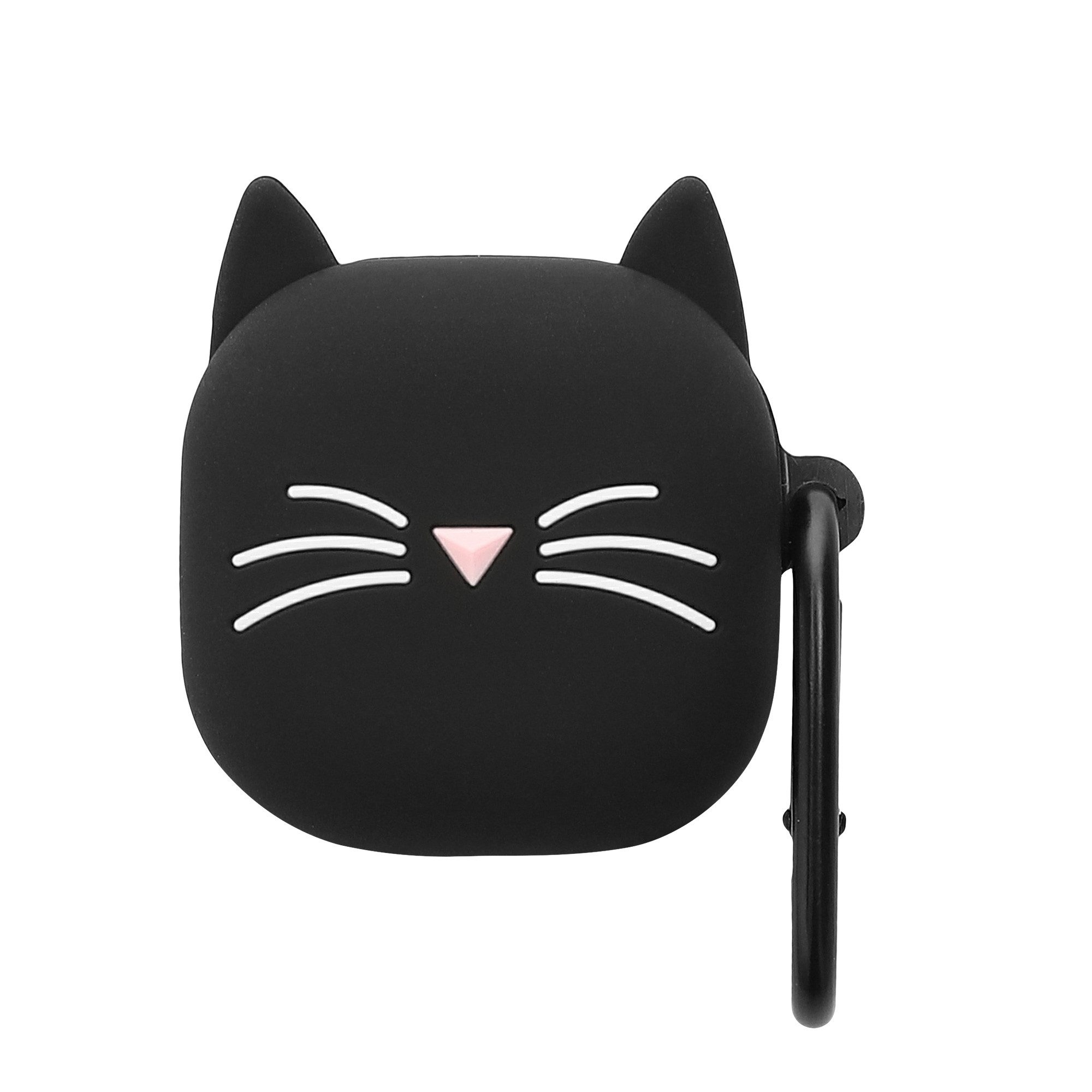 kwmobile Kopfhörer-Schutzhülle Design Schutzhülle für Samsung Galaxy Buds FE Hülle, TPU Silikon Case für Kopfhörer Ladecase stoßfestes Cover mit Karabiner
