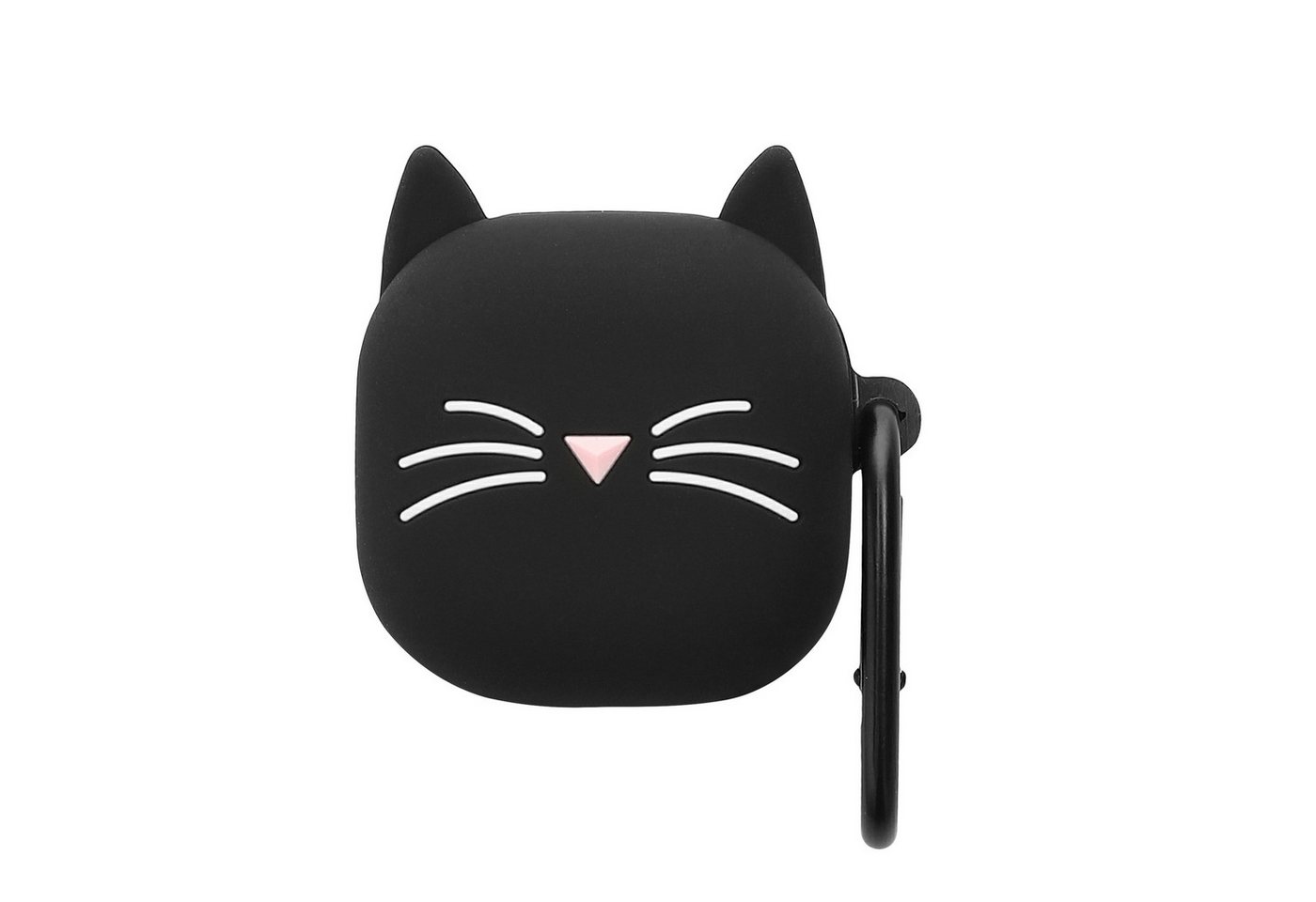 kwmobile Kopfhörer-Schutzhülle Design Schutzhülle für Samsung Galaxy Buds FE Hülle, TPU Silikon Case für Kopfhörer Ladecase stoßfestes Cover mit Karabiner