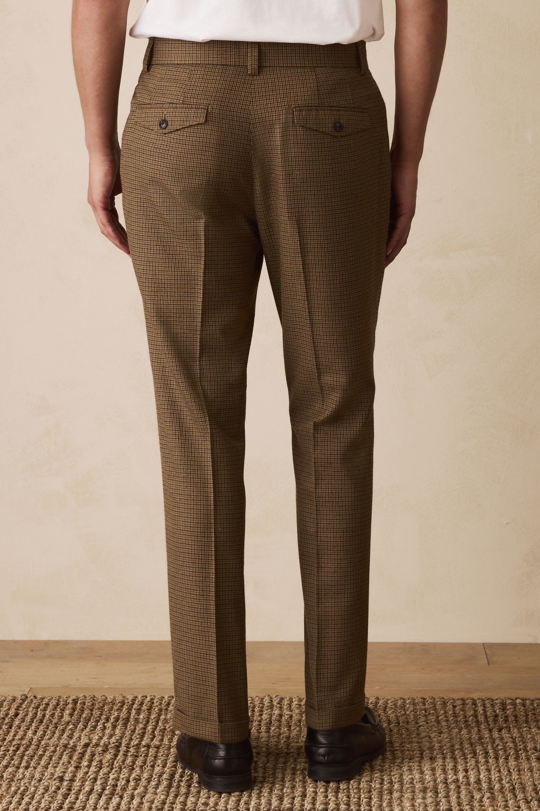 Next Anzughose Strukturierte, elegante Slim Fit Hose (1-tlg)