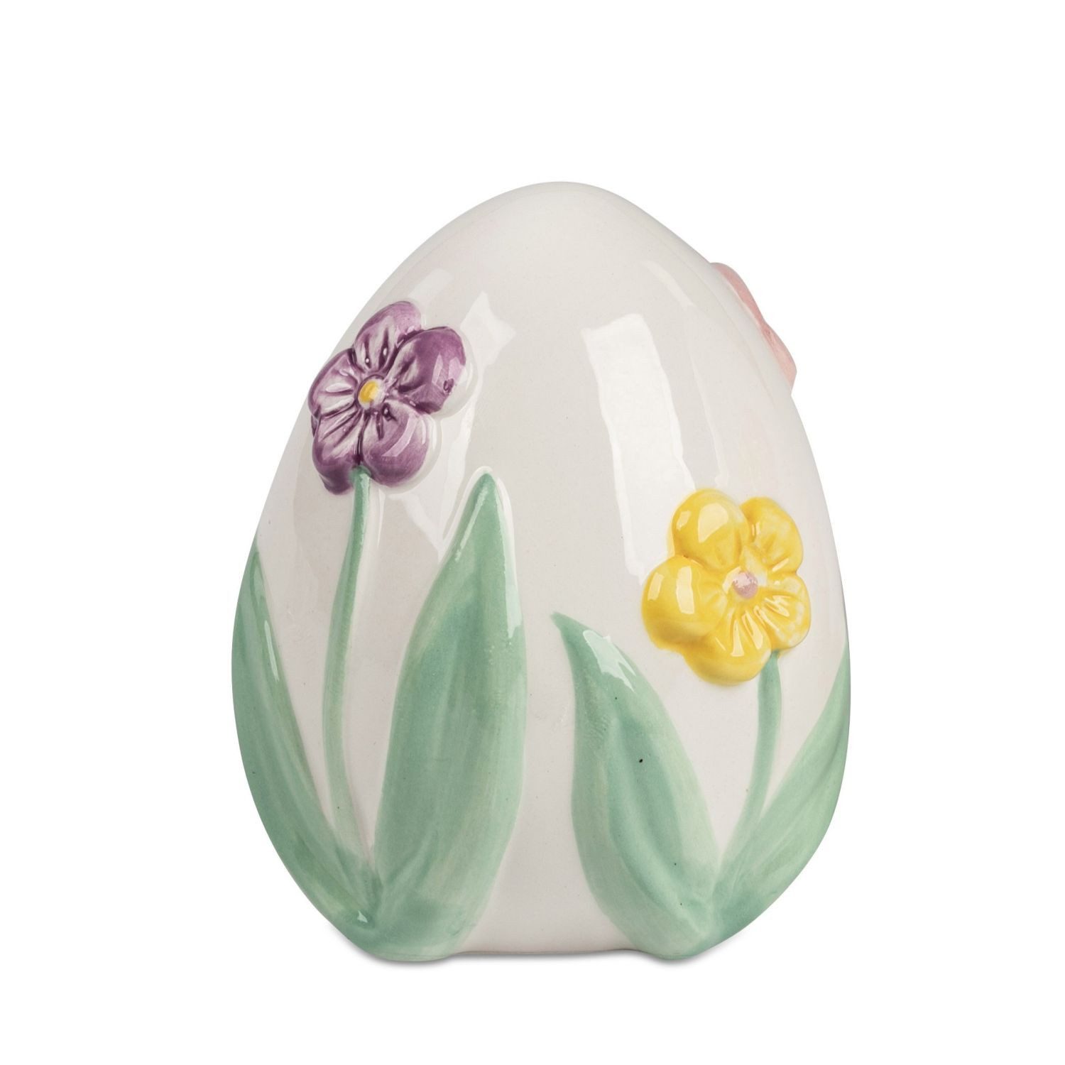 formano Dekoobjekt Blumendekor, Höhe: 10cm, Farbe: Weiß, Motiv: Blumen