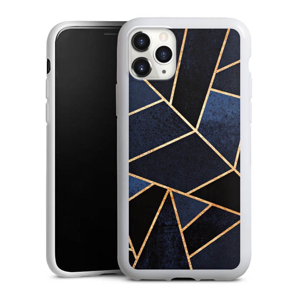 DeinDesign Handyhülle »Navy Stone Gold Print« Apple iPhone 11 Pro, Hülle Elisabeth Fredriksson ...
