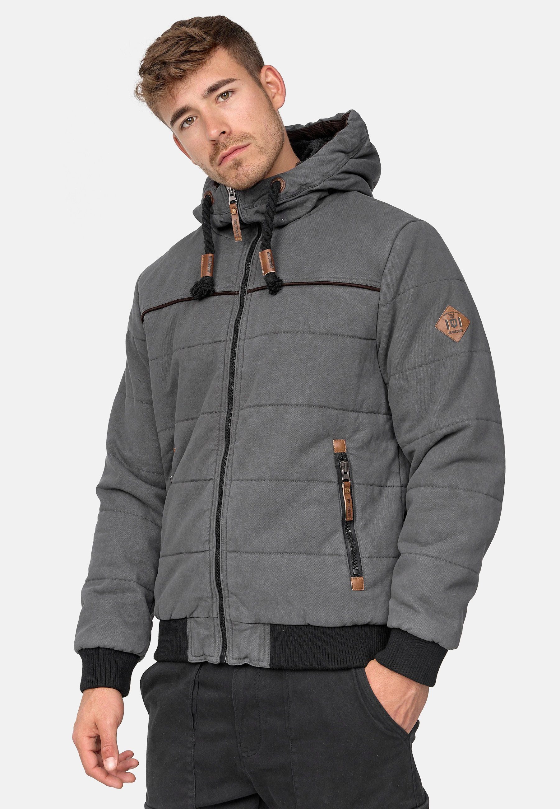 Indicode Winterjacke Herren Cowdell Jacke Winter Herrenjacke