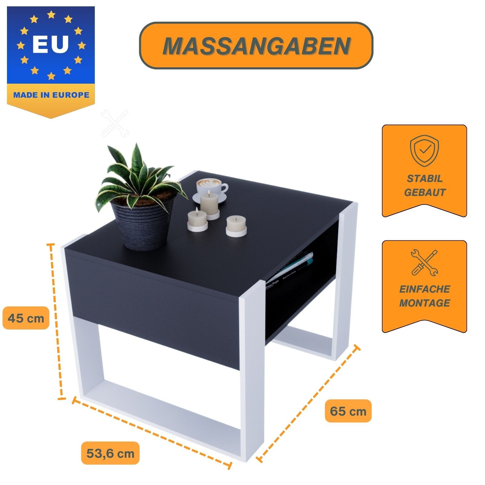 Raumhirsch Furniture Couchtisch Karo65 modern & günstig online kaufen