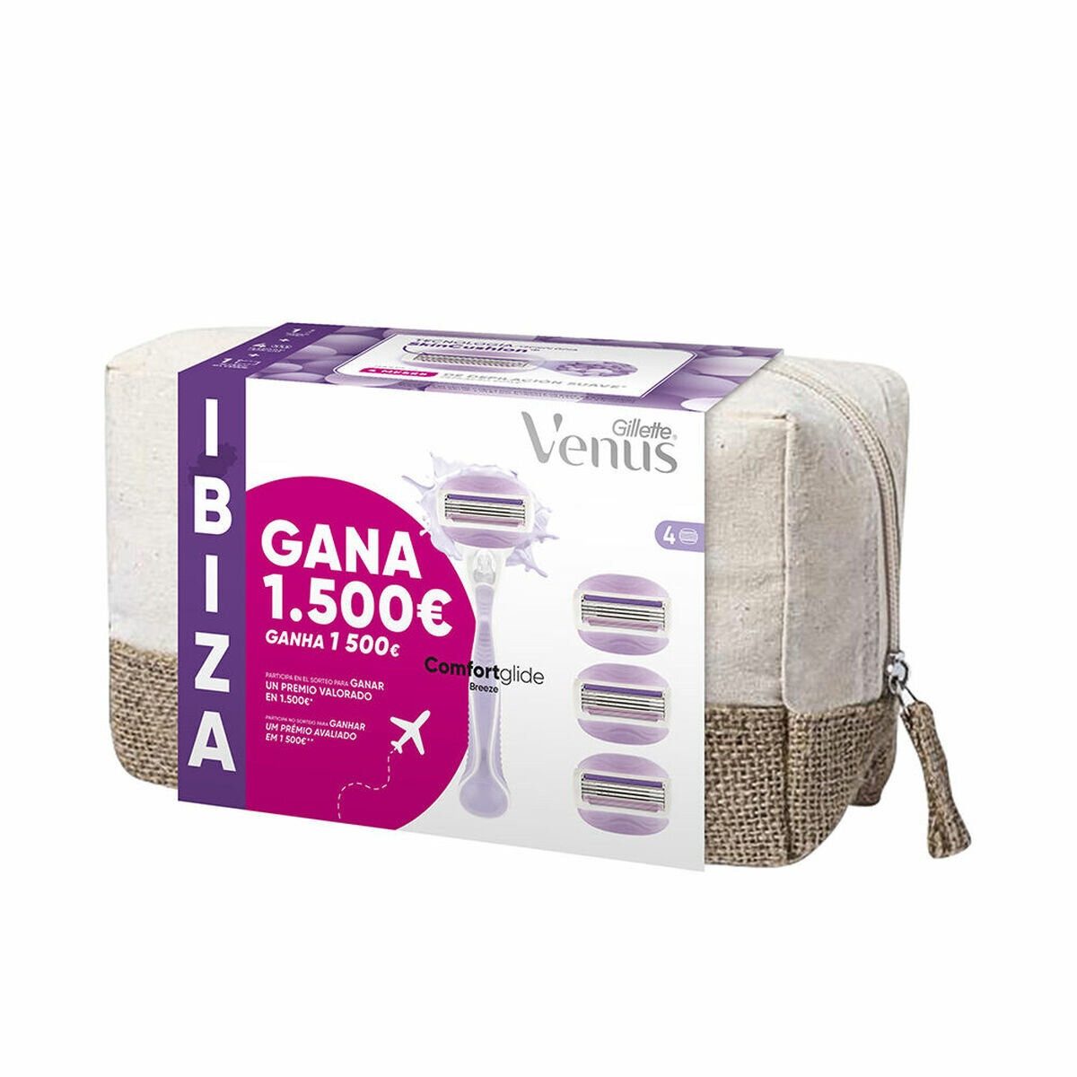 Gillette Reise-Rasierset Gillette Venus Breeze Necessaire Ibiza Rasierer
