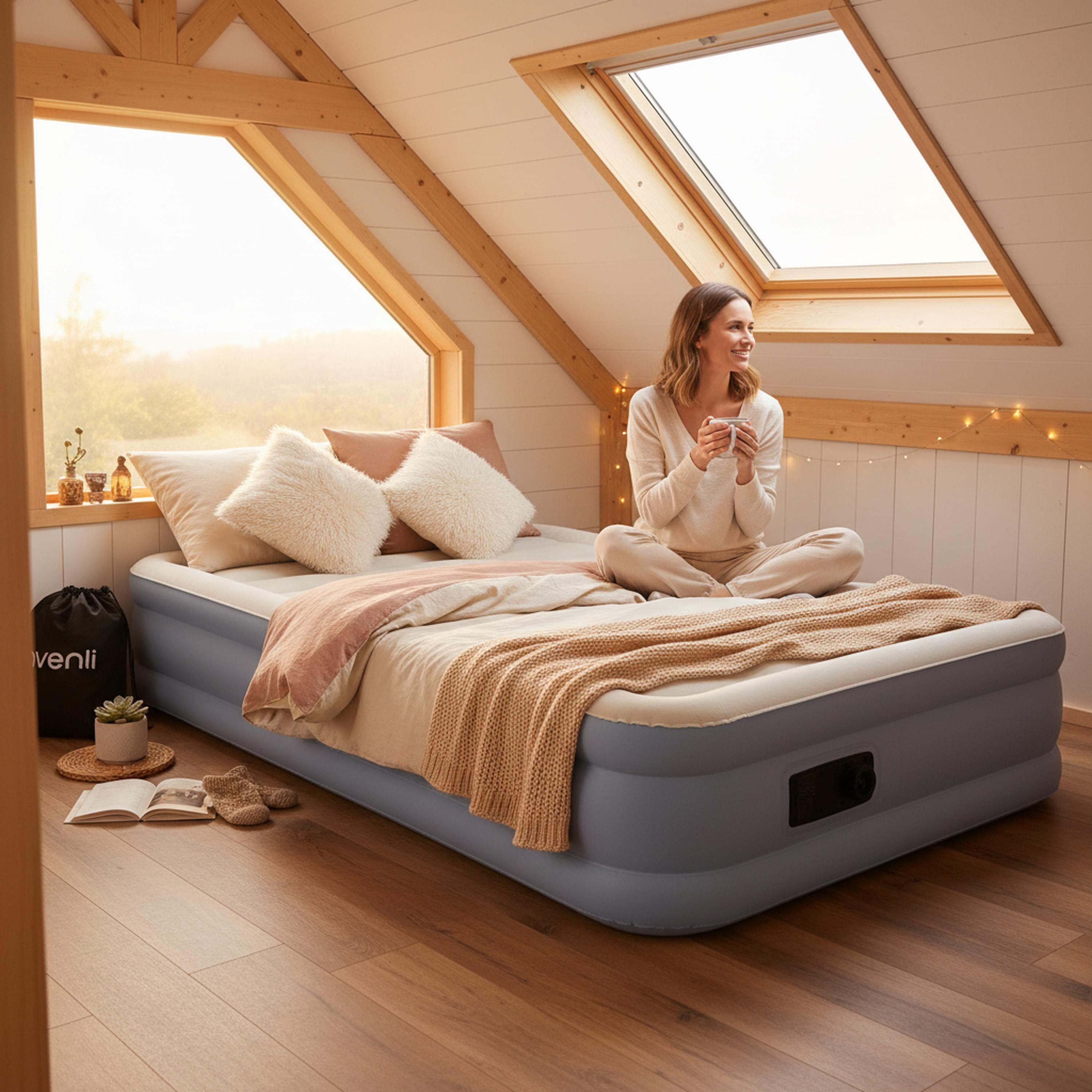 Avenli Luftbett Luftmatratze selbstaufblasend 191x99x33cm hoch, (Gästebett günstig online kaufen