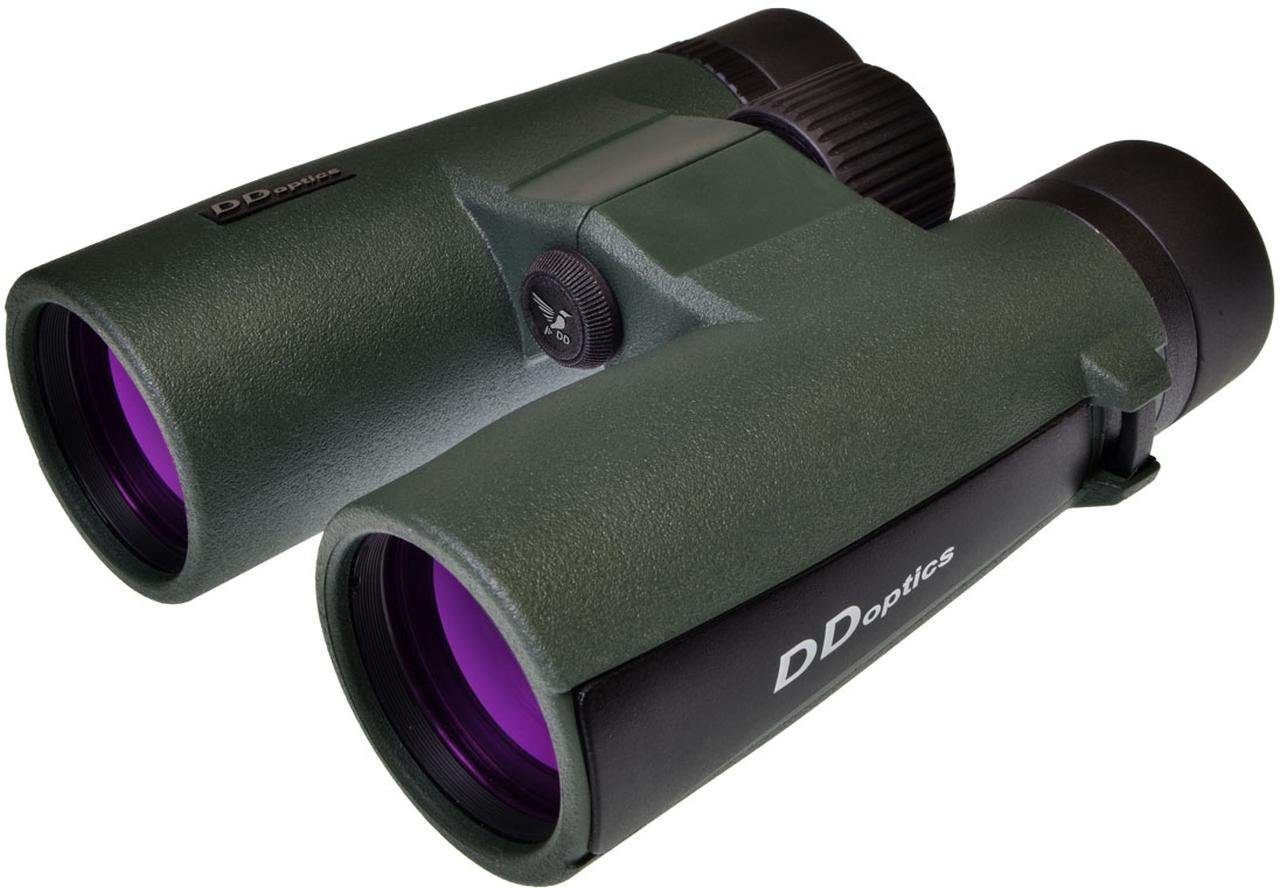 Delta Forest II Fernglas – 10x42, Grün, Wasserdicht, Mit Bak4 Linsen & Herunterklappbaren Okularen