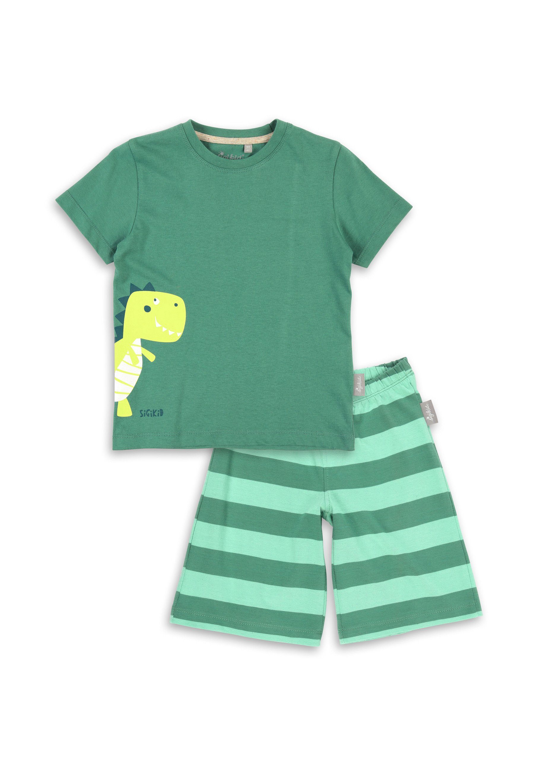 Sigikid Pyjama Kinder Nachtwäsche Pyjama (2 tlg) grün