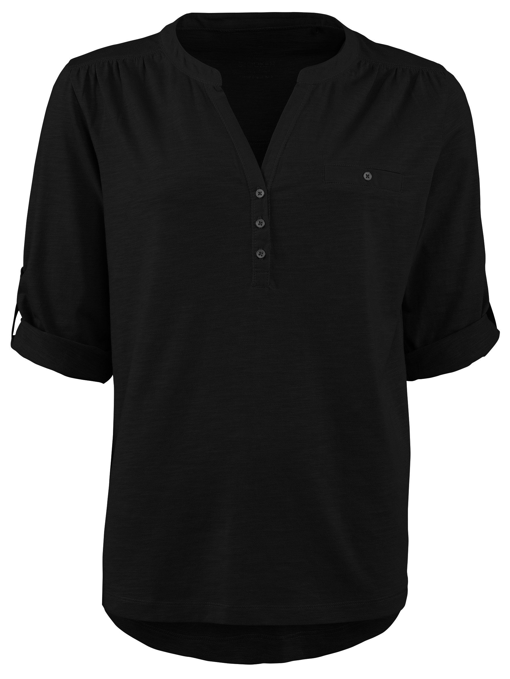 STOOKER WOMEN 3/4-Arm-Shirt MARIE T-Shirt 3/4 - Arm Regular Fit Slub Yarn B günstig online kaufen