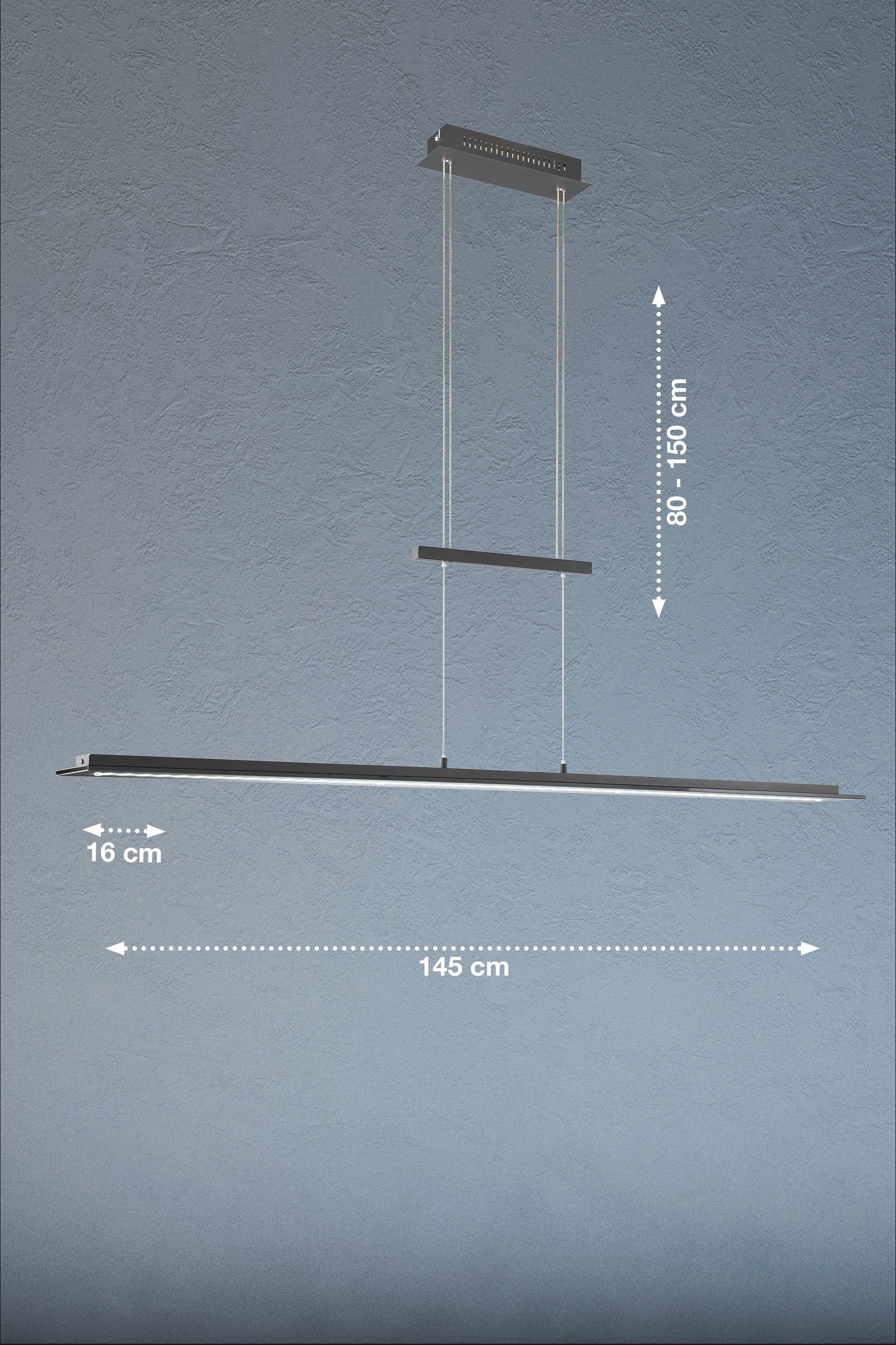 FISCHER & HONSEL LED Pendelleuchte Bill, - fest integriert, warmweiß kaltweiß LED