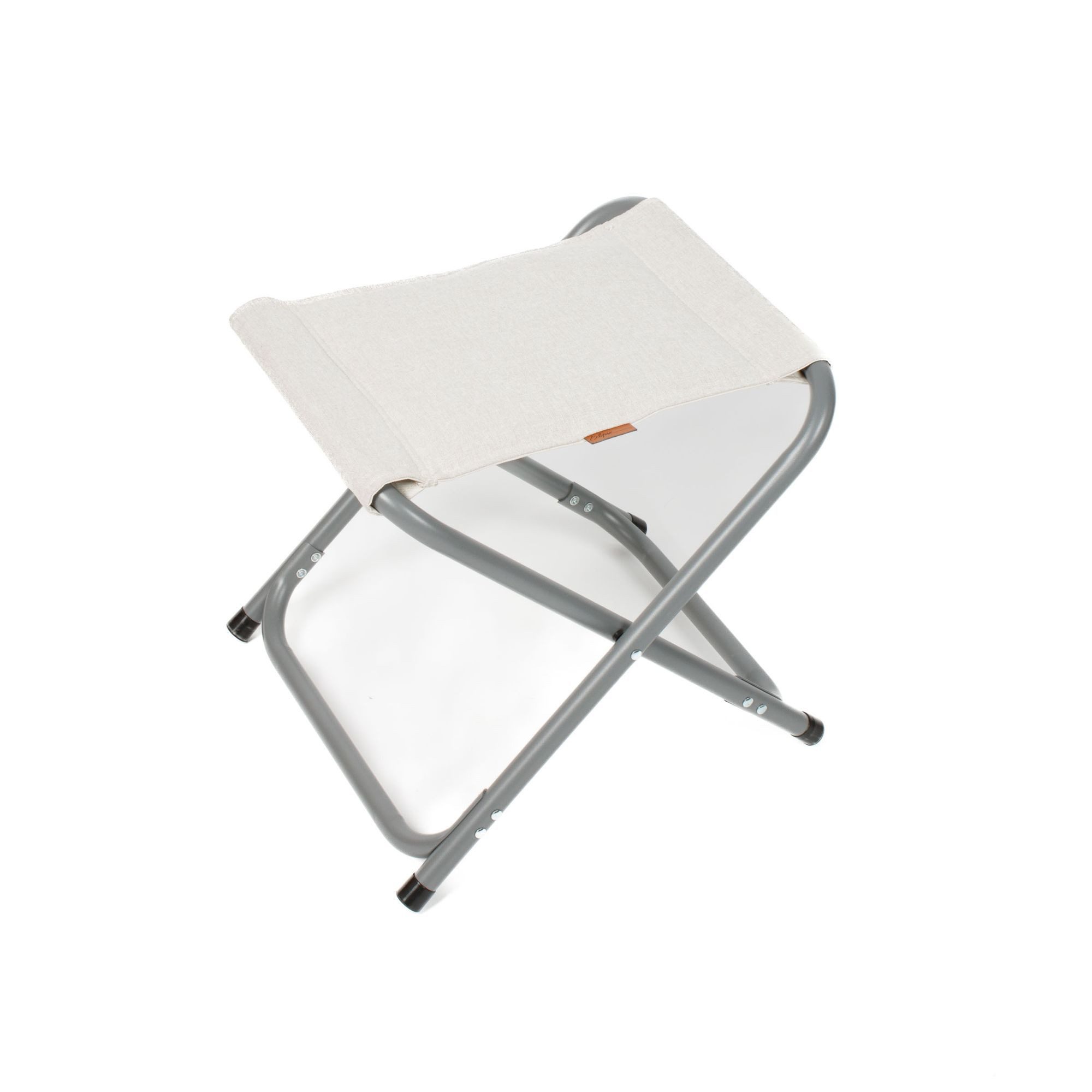 Eclipse Campingstuhl Titan Beige, Glamping Hocker "TITAN" mit Tischablage