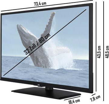 JVC LT-32VH5155 LED-Fernseher (80 cm/32 Zoll, HD-ready, Smart TV, HDR, Triple-Tuner, 6 Monate HD+ inklusive)